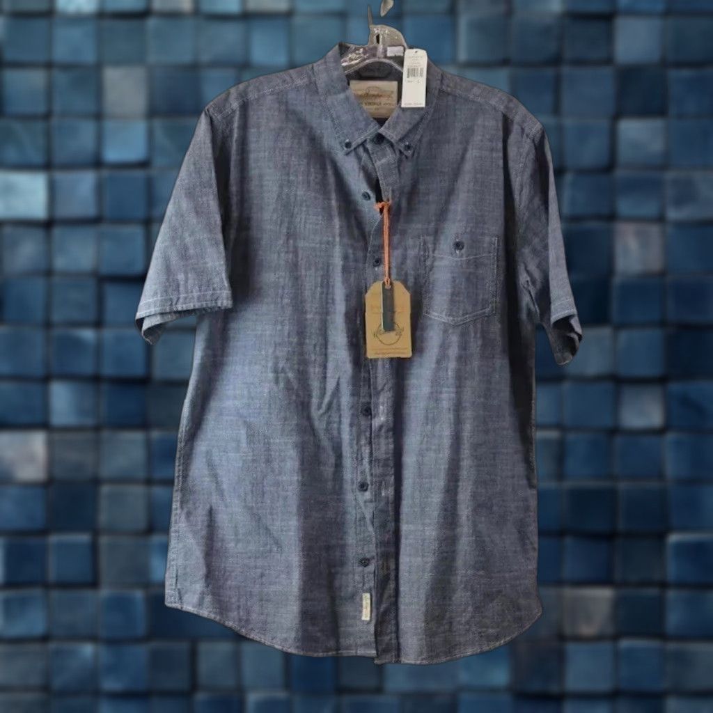 Weatherproof Weatherproof Mens Maritime Blue Heather Button-Up Dress Shirt Size L User: Weatherproof Mens Maritime Blue Heather Button-Up Dress Shirt Size L Size 42R - 1 Thumbnail