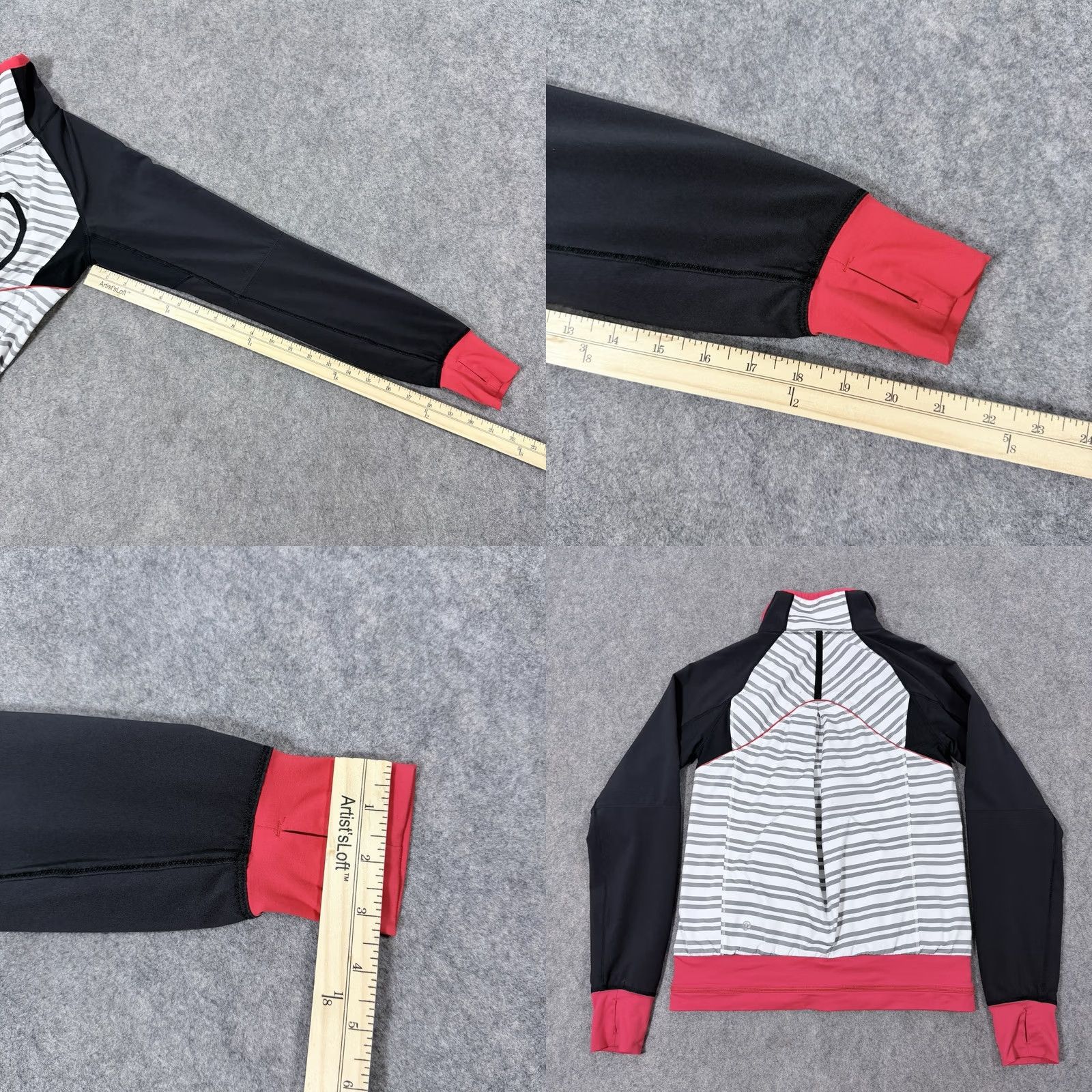 Lululemon Lululemon Athletica Activewear Full-Zip Jacket Multicolor Womens Size 2 Jacket Short Sleeve? Size XS / US 0-2 / IT 36-38 - 10 Thumbnail