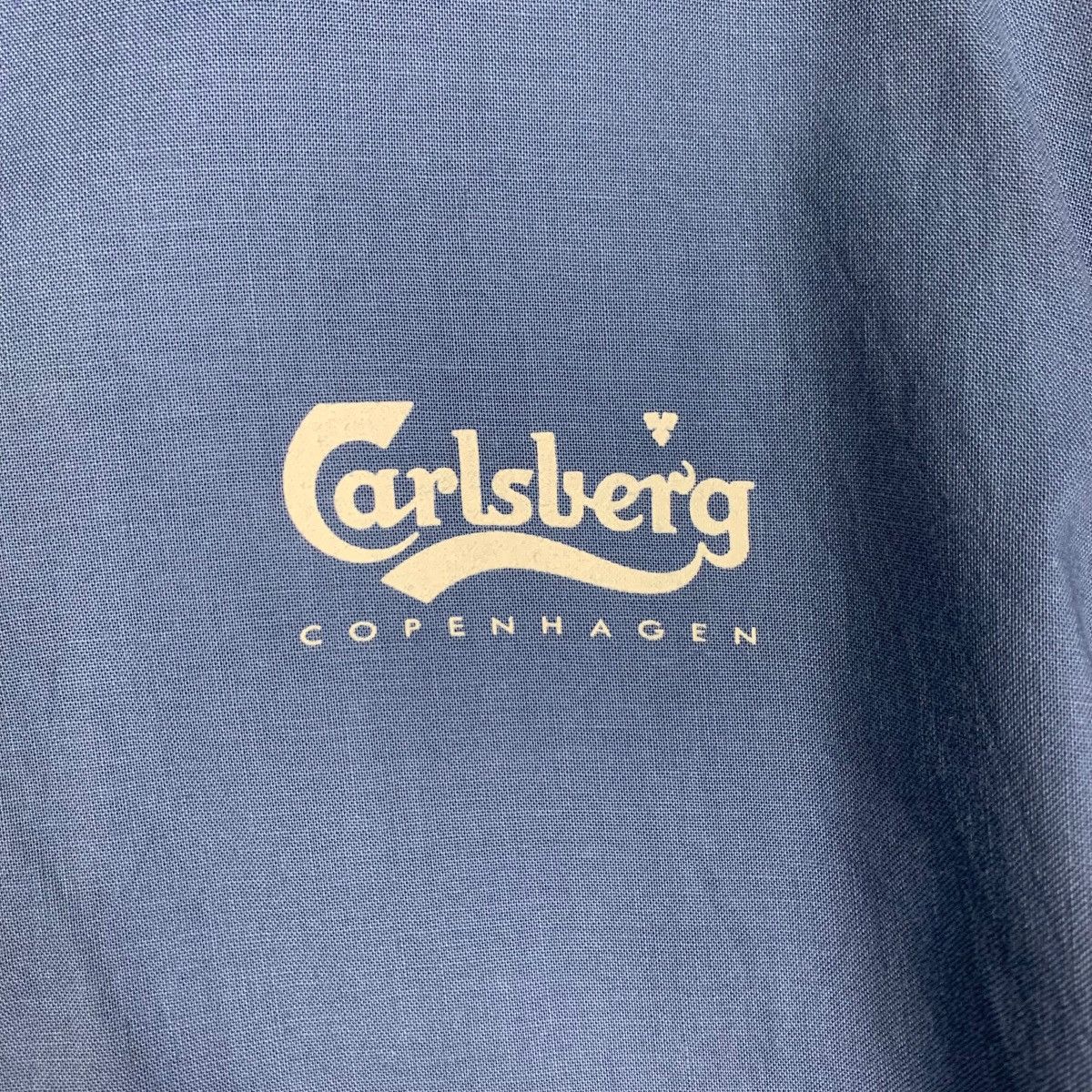 Drink Beer Save Water CARLSBERG Big Logo Hoodie Light Jacket #0547-C25 Size US L / EU 52-54 / 3 - 12 Thumbnail
