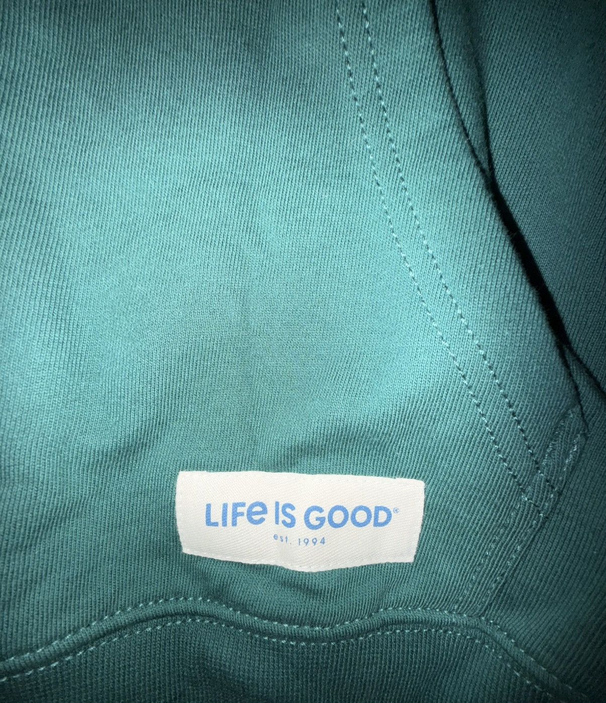 Life is Good Life Is Good Men Green Hoodie- Size Smaller NWT Size US S / EU 44-46 / 1 - 4 Thumbnail