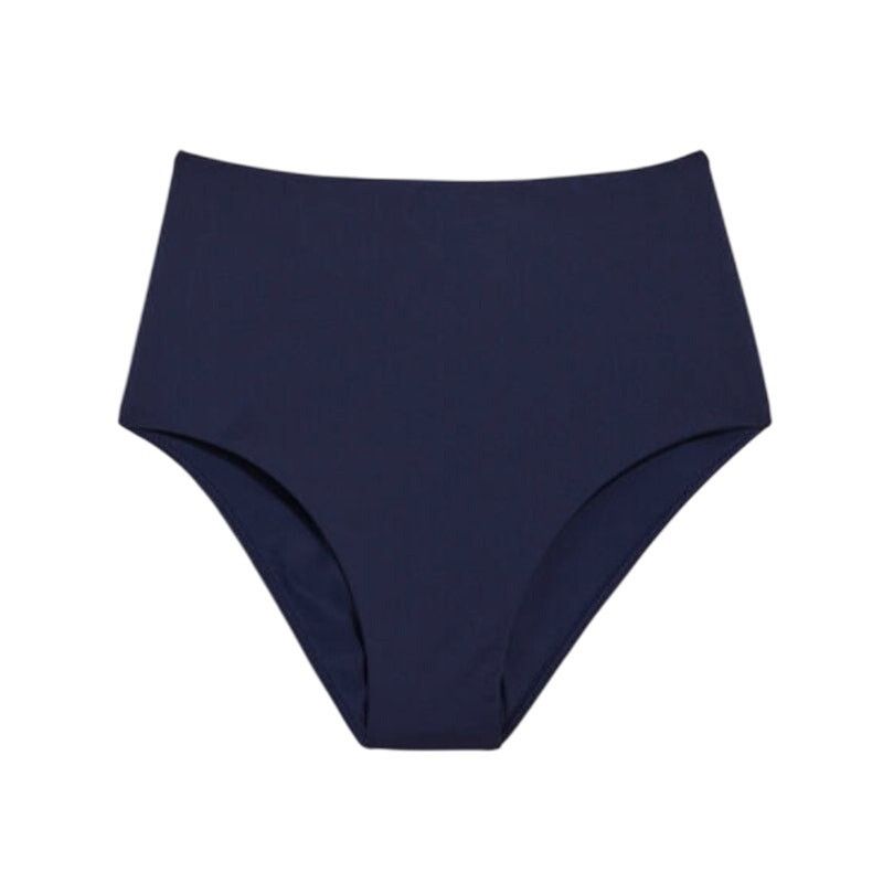Vineyard Vines Vineyard Vines Ultra High Waist Swim Bottom in Navy, Size M Size ONE SIZE - 1 Preview