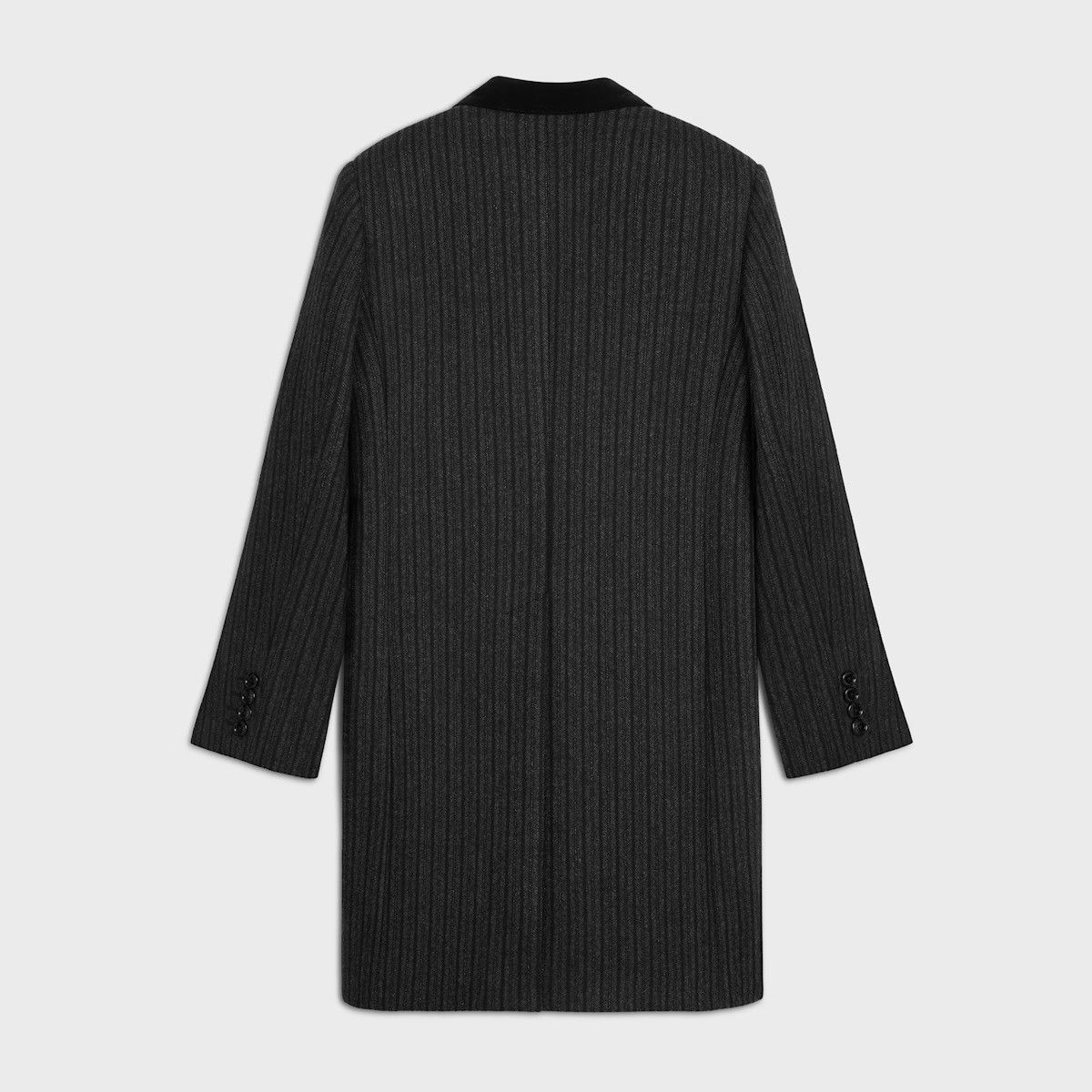 Celine FW24 CHESTERFIELD COAT IN STRIPED WOOL Size US M / EU 48-50 / 2 - 12 Thumbnail