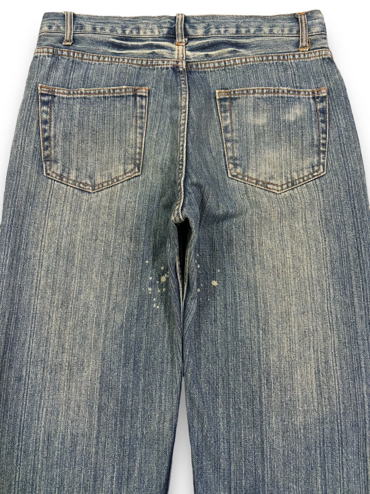 Hysteric Glamour Vintage Japanese Brand Patchwork Loose Fit Distressed Jeans Size US 33 - 11 Thumbnail