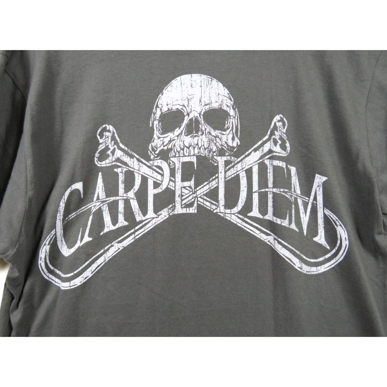 Diemme Hooked Carpe Diem T-Shirt Mens M Crew Neck Short Sleeve Multicolor Cotton Seize The Day Pirate logo Fish Graphic NWT SS Size US M / EU 48-50 / 2 - 2 Thumbnail