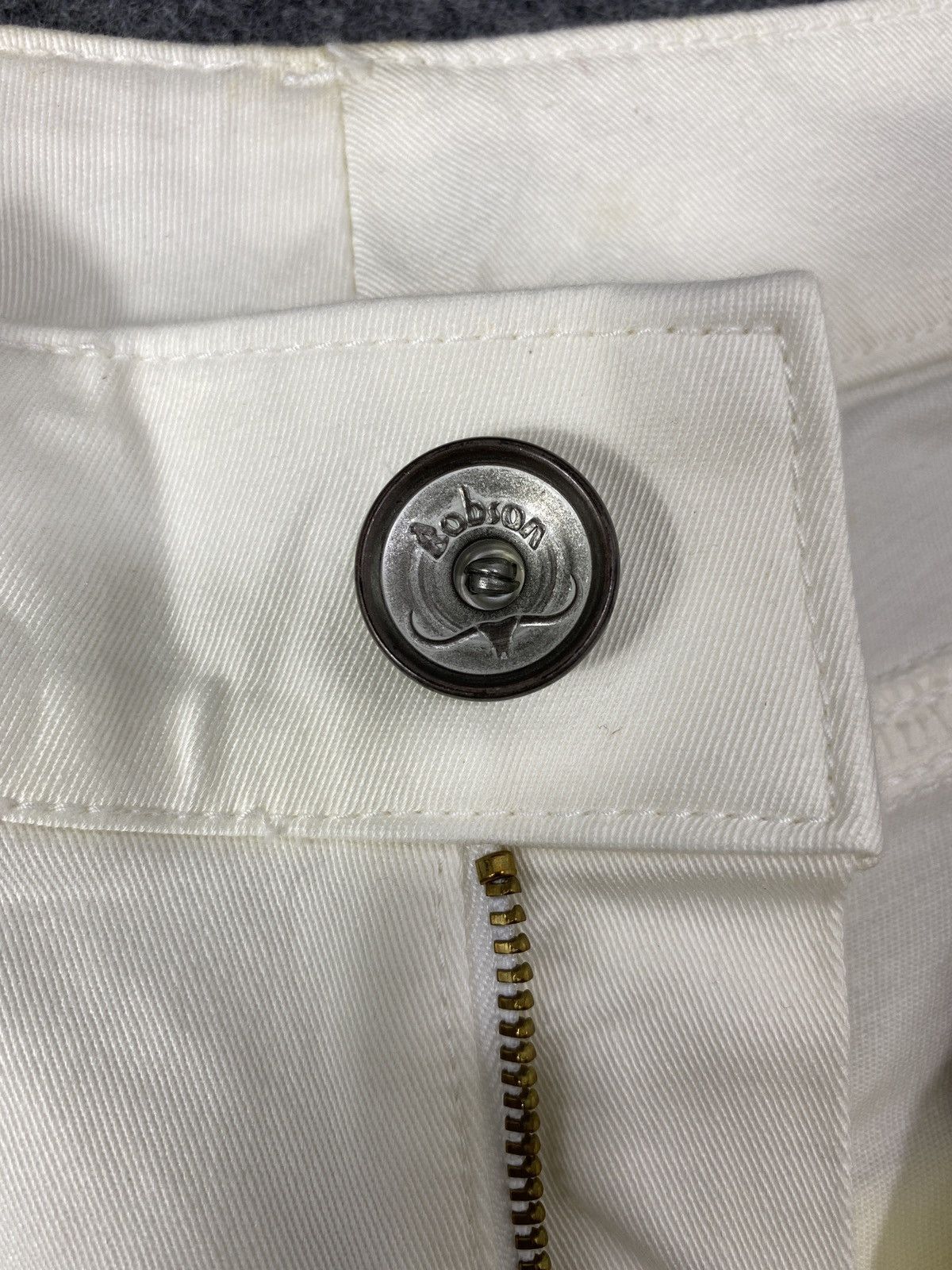 If Six Was Nine × Japanese Brand × Le Grande Bleu (L.G.B.) Bobson Flare white Jeans - J1122 Size US 27 - 10 Thumbnail