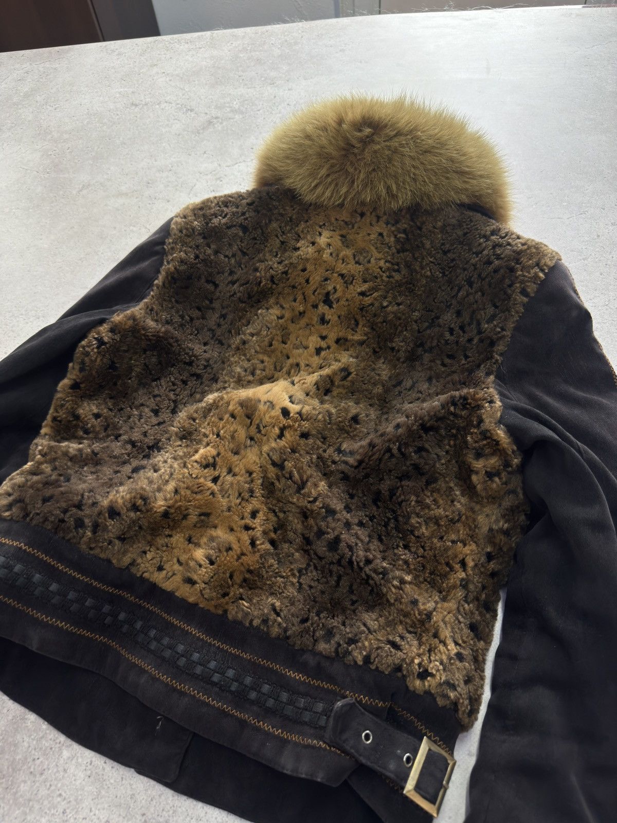 Junya Watanabe Vintage 90S Leopard Fur Jacket Size US S / EU 44-46 / 1 - 6 Thumbnail