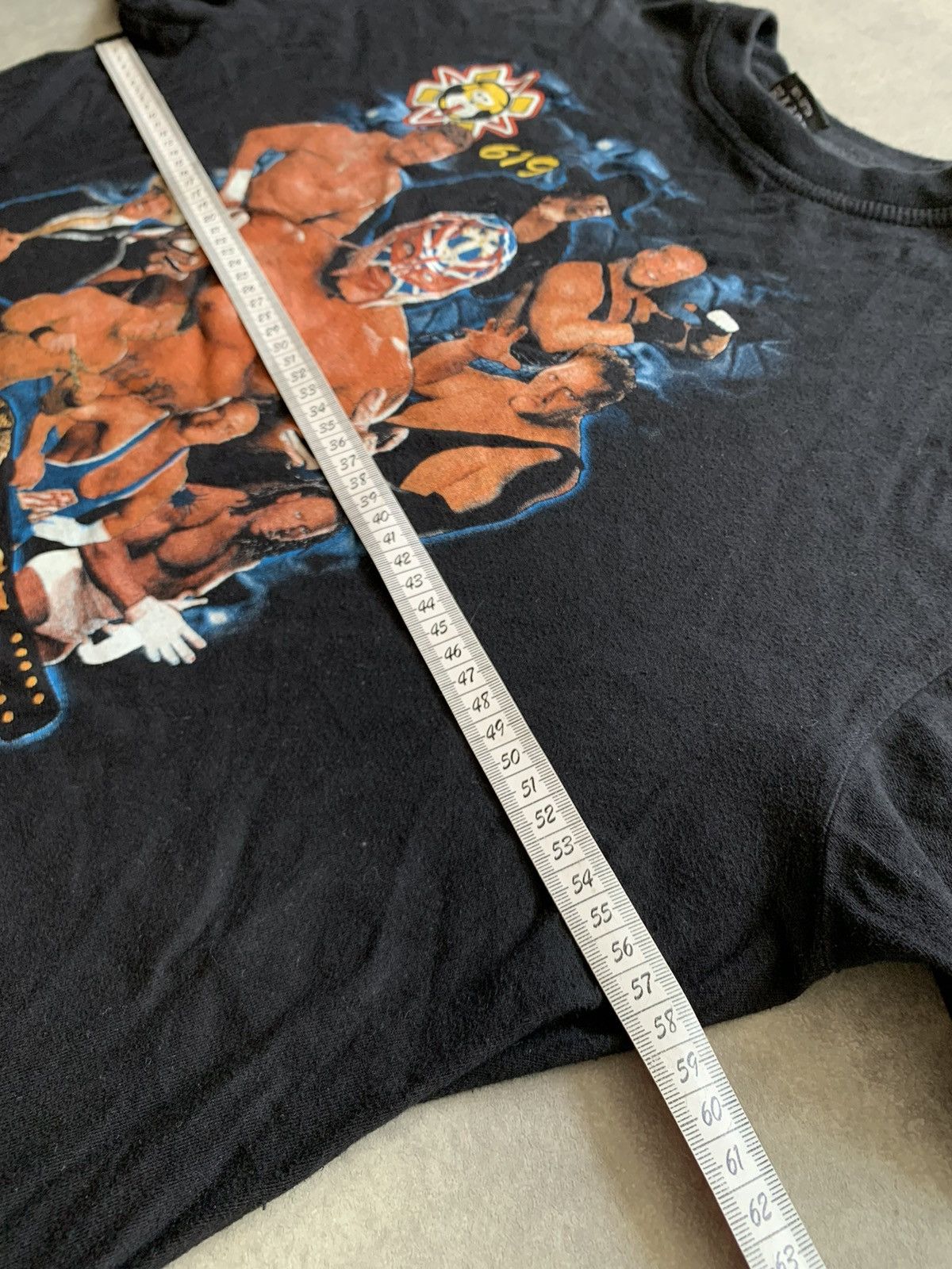 Vintage × WWE 619 rey mysterio wwe t shirt Size US L / EU 52-54 / 3 - 3 Thumbnail