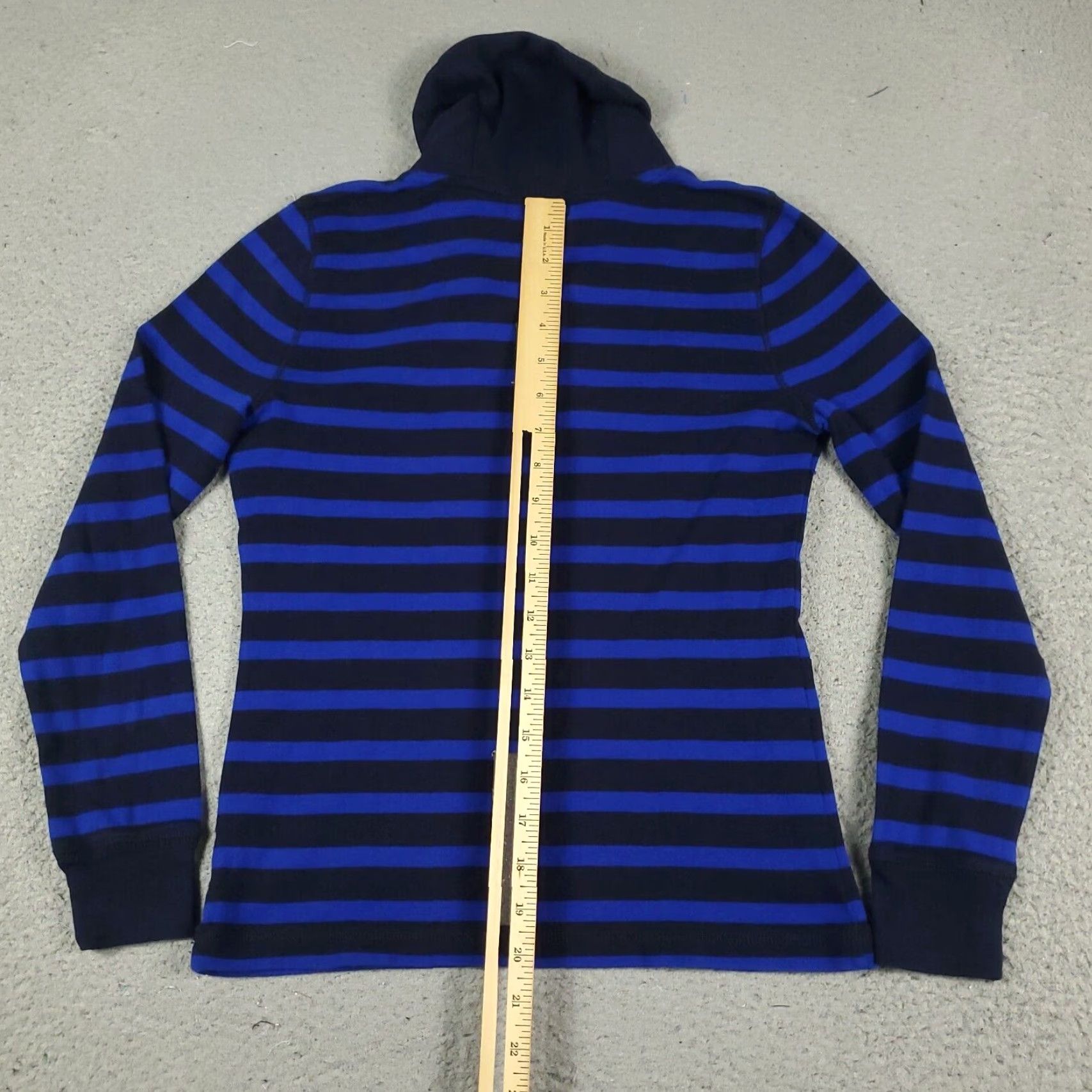 Ralph Lauren VINTAGE Ralph Lauren Sweater Women's Pullover Size PM Blue Striped Cotton Casual Winter Size M / US 6-8 / IT 42-44 - 5 Thumbnail