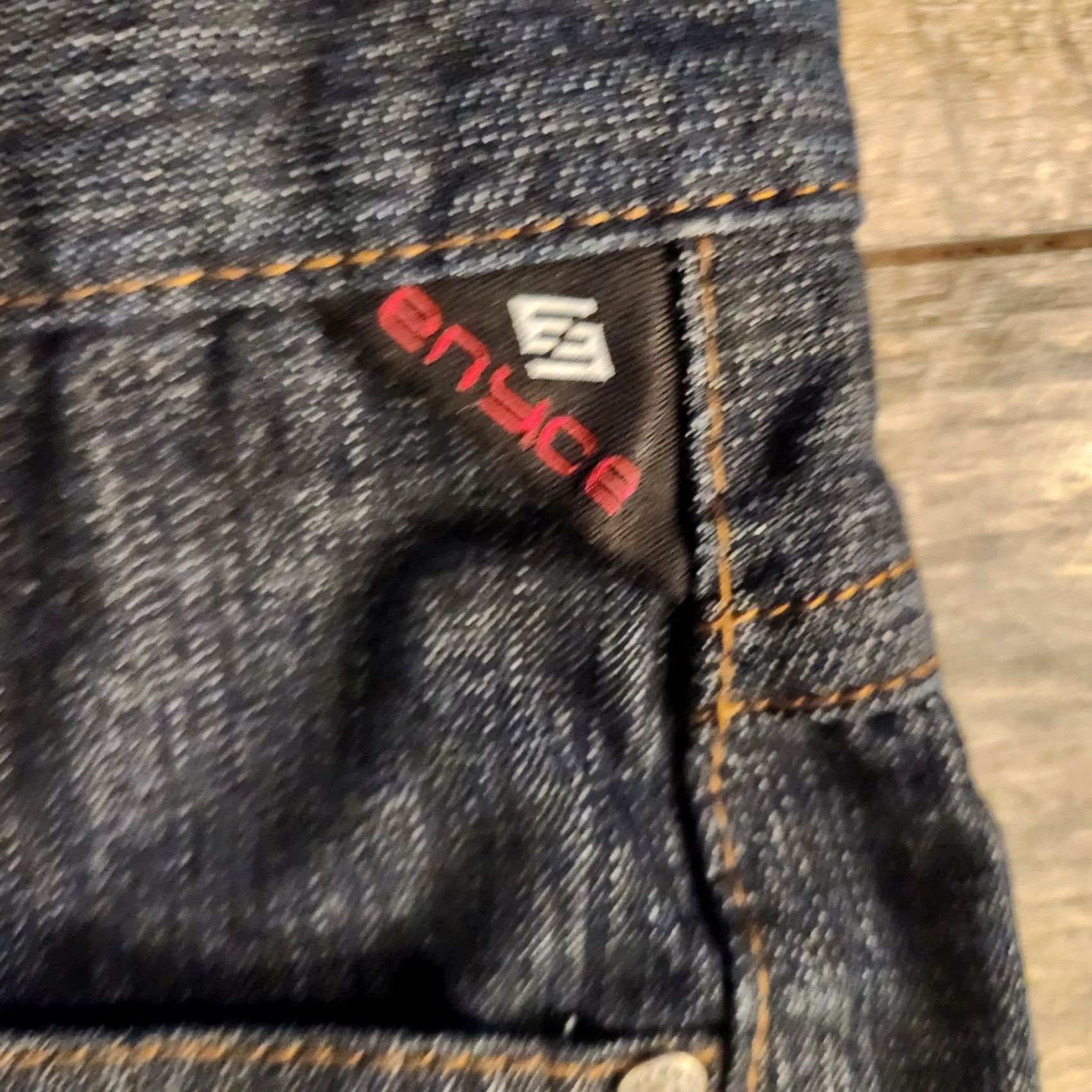 Enyce Enyce Jeans Men's 40X32 Dark Blue Denim Straight Leg Baggy Hip Hop Streetwear Jeans 40 Regular Blue Mens Size US 40 / EU 56 - 5 Thumbnail
