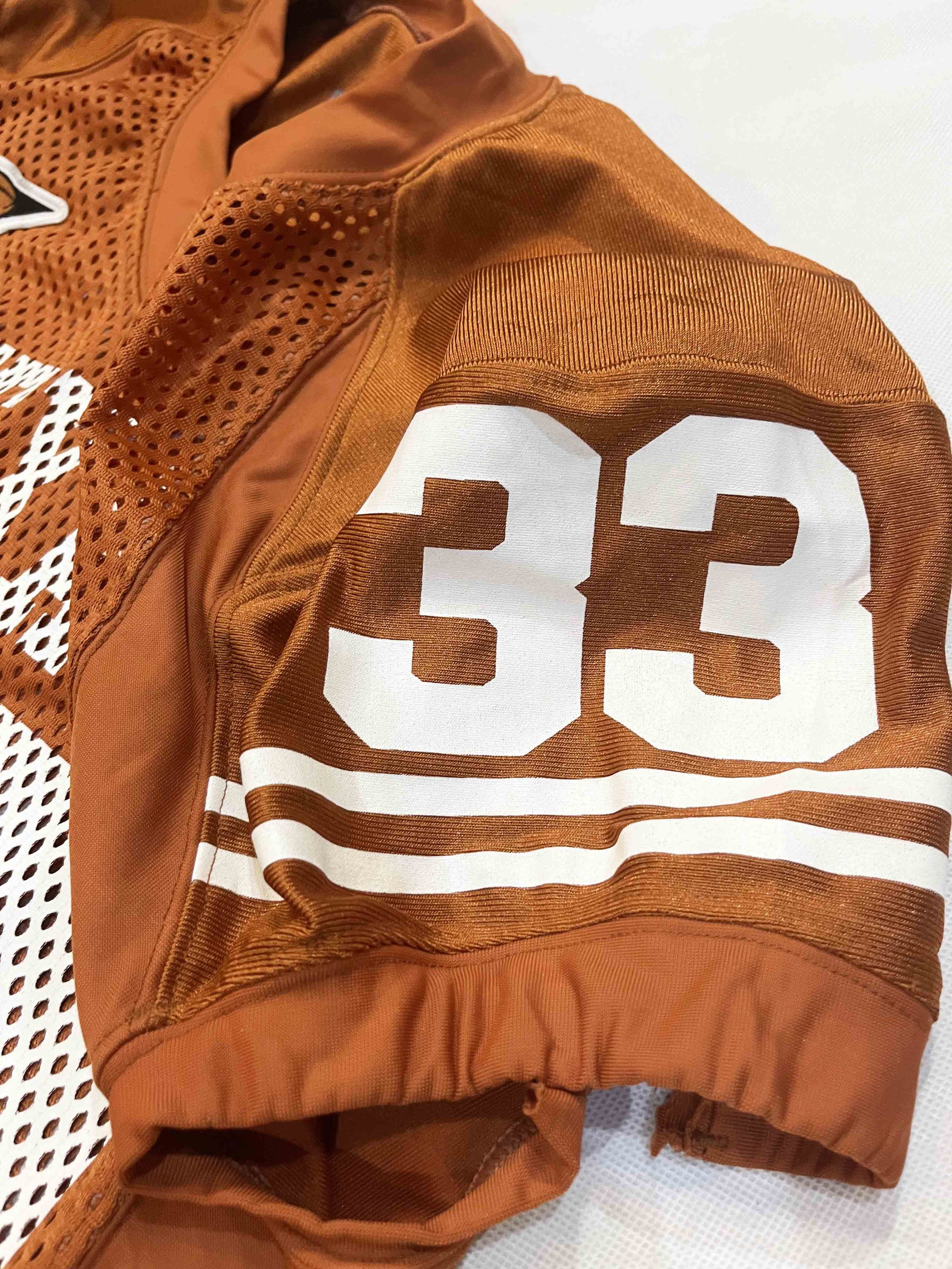 Nike Nike Texas Longhorns #33 NCAA Football Game Worn Jersey Size US M / EU 48-50 / 2 - 7 Thumbnail