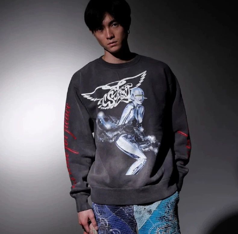 Saint Michael Saint Michael Washing to make old long sleeve Size US L / EU 52-54 / 3 - 5 Thumbnail