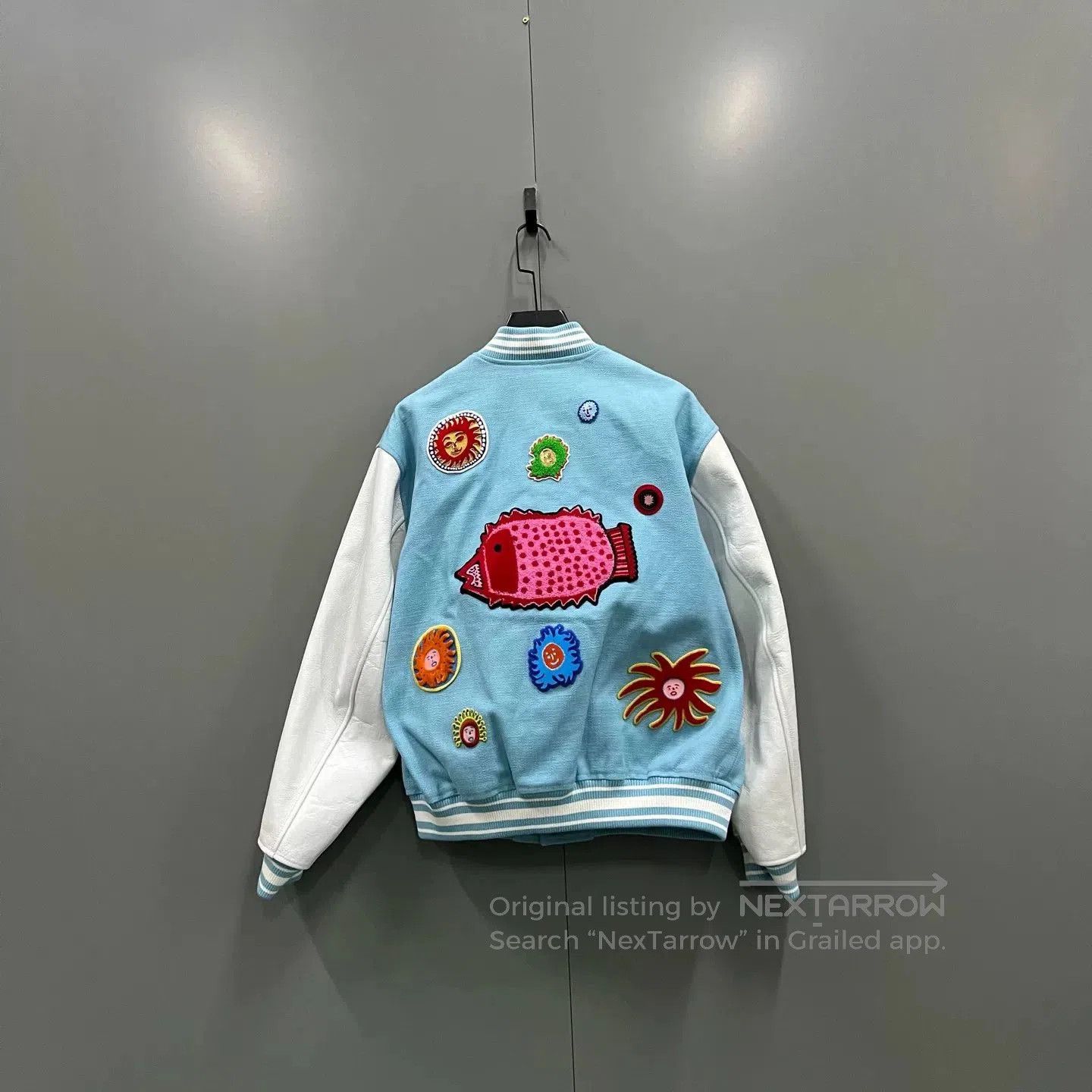 Louis Vuitton Louis Vuitton Kusama Embroidered Varsity Jacket. Size US M / EU 48-50 / 2 - 2 Thumbnail