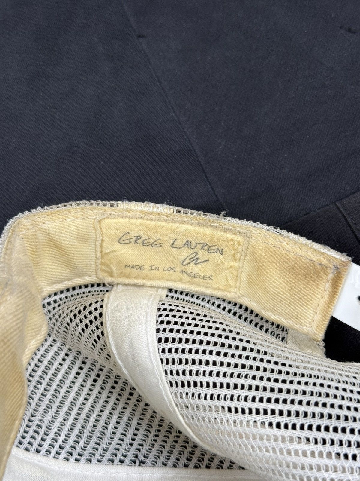 Greg Lauren 50/50 Army Trucker Hat Size ONE SIZE - 3 Thumbnail
