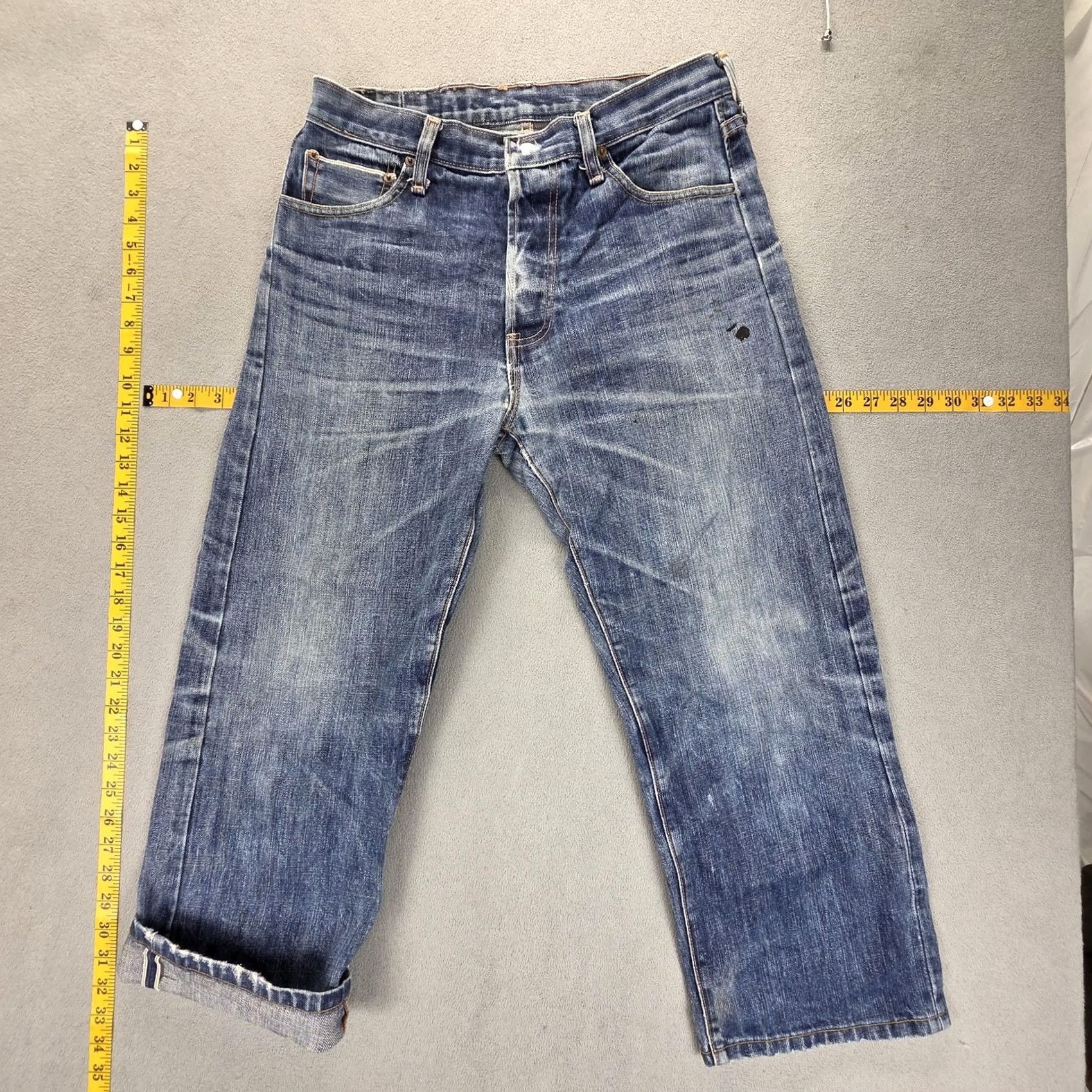 Levi's VTG Levi's 501 Jeans Mens Regular 30x24 Denim Blue Distressed Pockets Vintage 501XX USA Made Album 90s Mens? Size US 30 / EU 46 - 2 Thumbnail