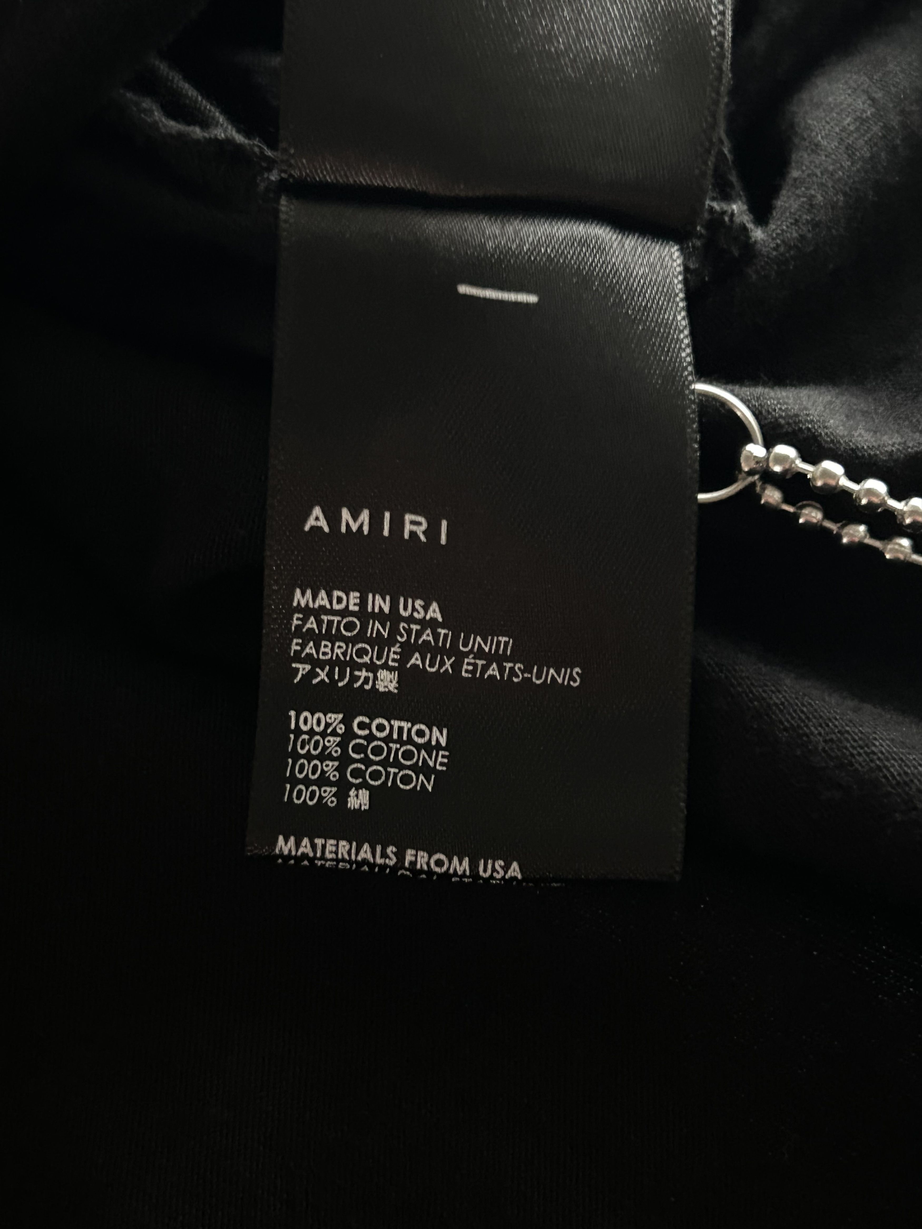 Amiri Amiri Black Rainbow Beverly Hills Longsleeve T-Shirt Size US S / EU 44-46 / 1 - 4 Thumbnail