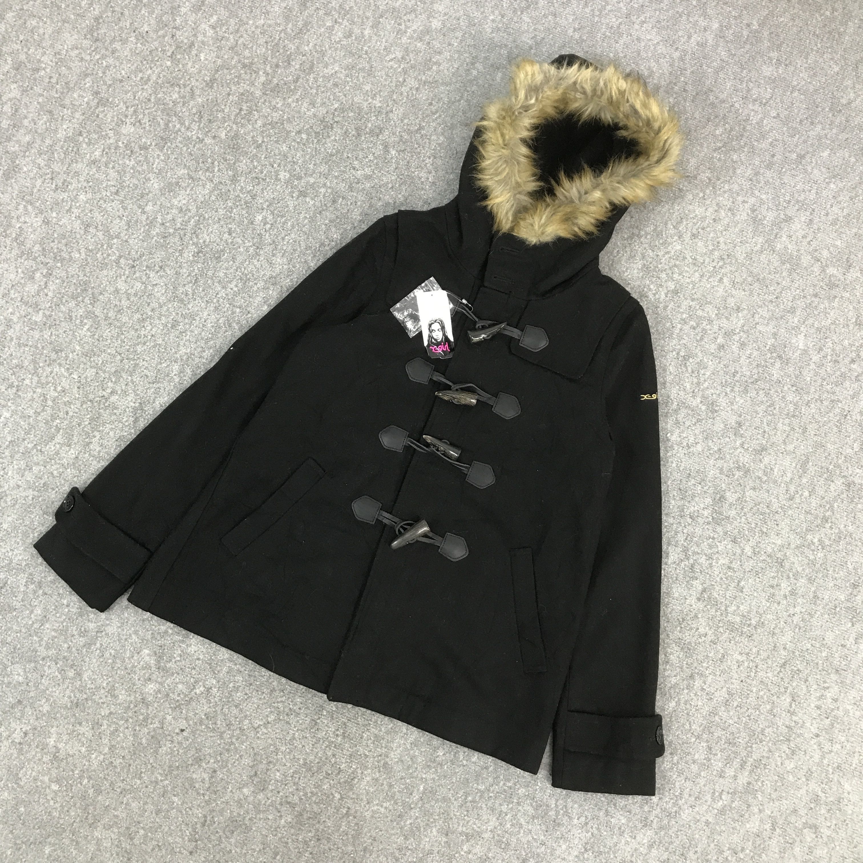Japanese Brand × X-Girl XGIRL JAPAN WOOL DUFFEL JACKET Size M / US 6-8 / IT 42-44 - 5 Thumbnail