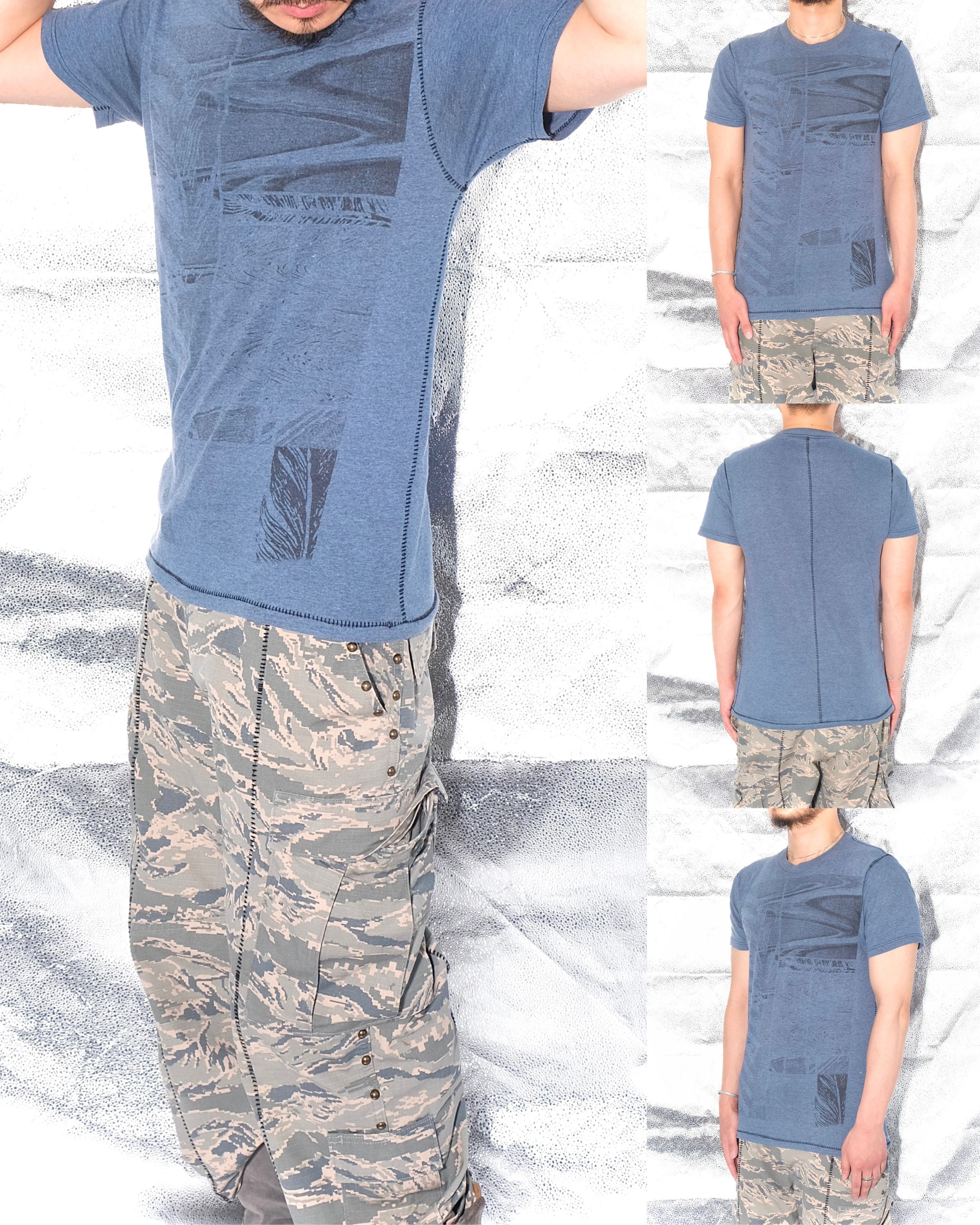 Vintage REPEAT PLUS RE-OVERLOCK VINTAGE PRINT T-SHIRT REMAKE Size 4 Size US L / EU 52-54 / 3 - 7 Thumbnail