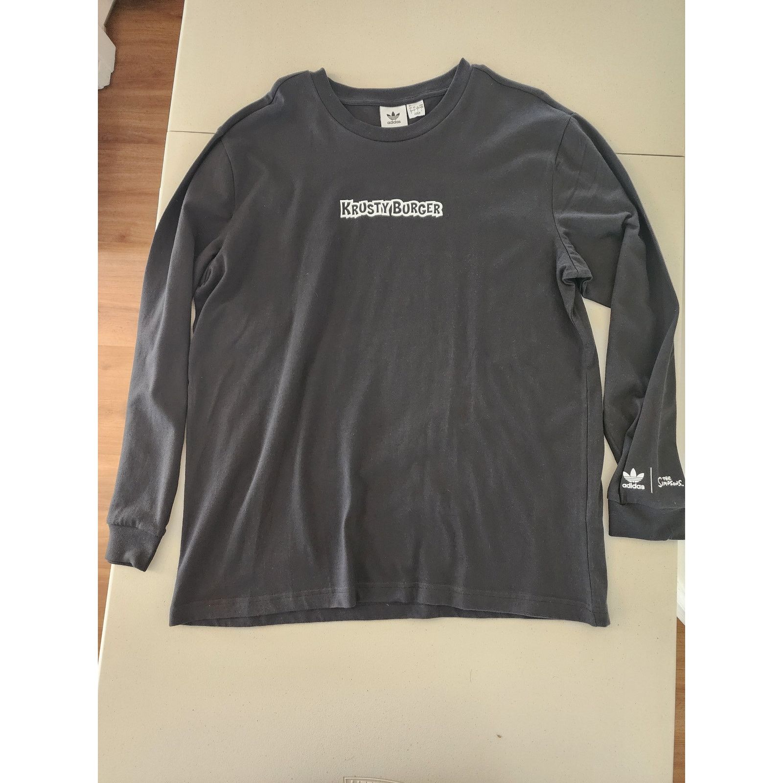 Adidas Adidas x The Simpsons Krusty Burger Long Sleeve Tee L Black Size US L / EU 52-54 / 3 - 1 Thumbnail