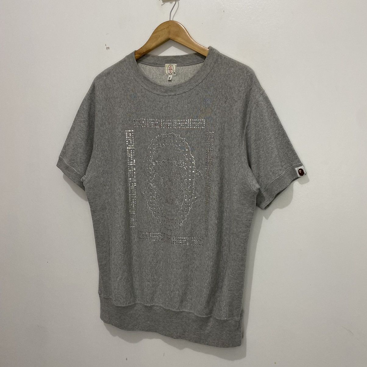 Bape Swarovski Big Ape Head Sweat Shirt Size US M / EU 48-50 / 2 - 2 Thumbnail