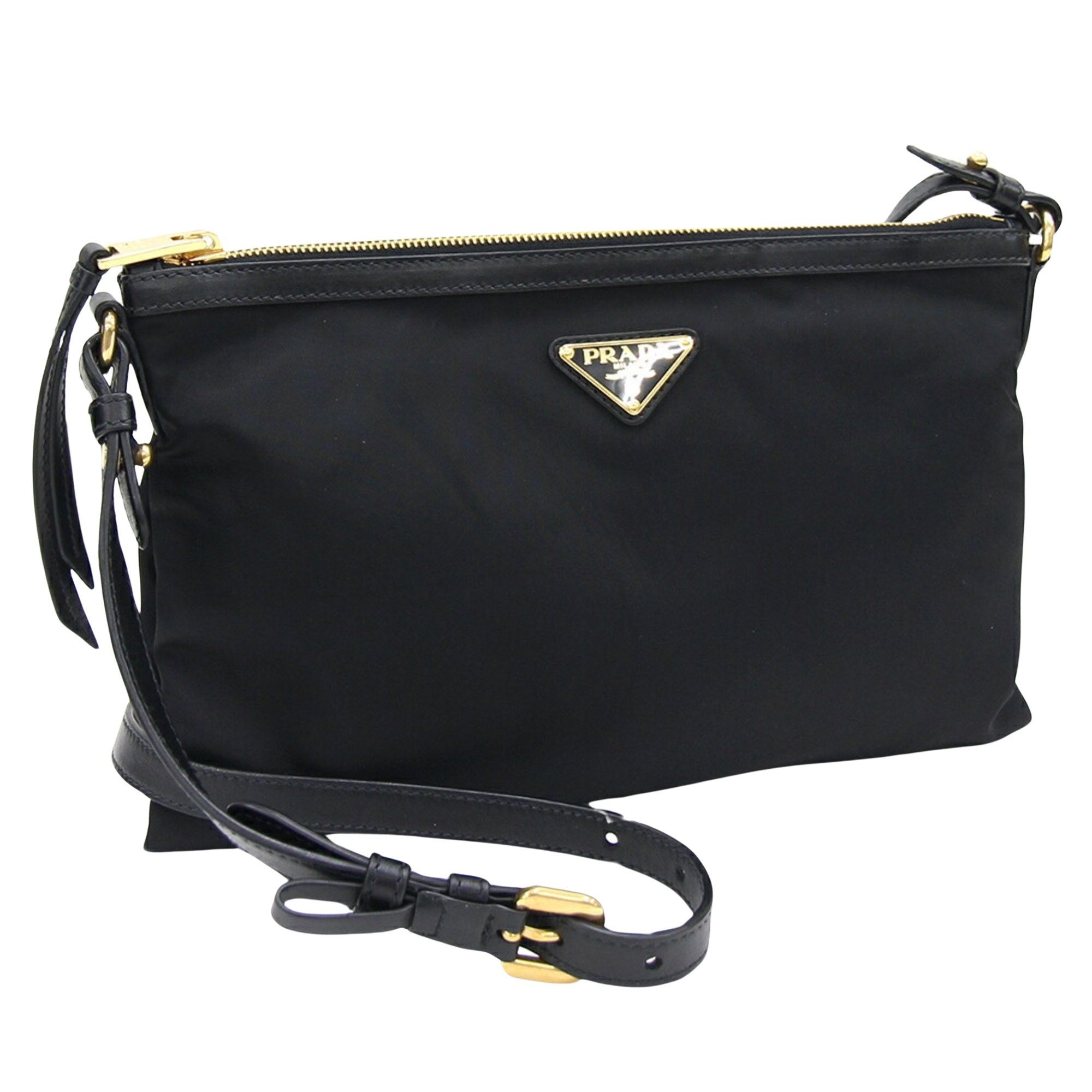 image of Prada Tessuto Shopper in Black, Women's