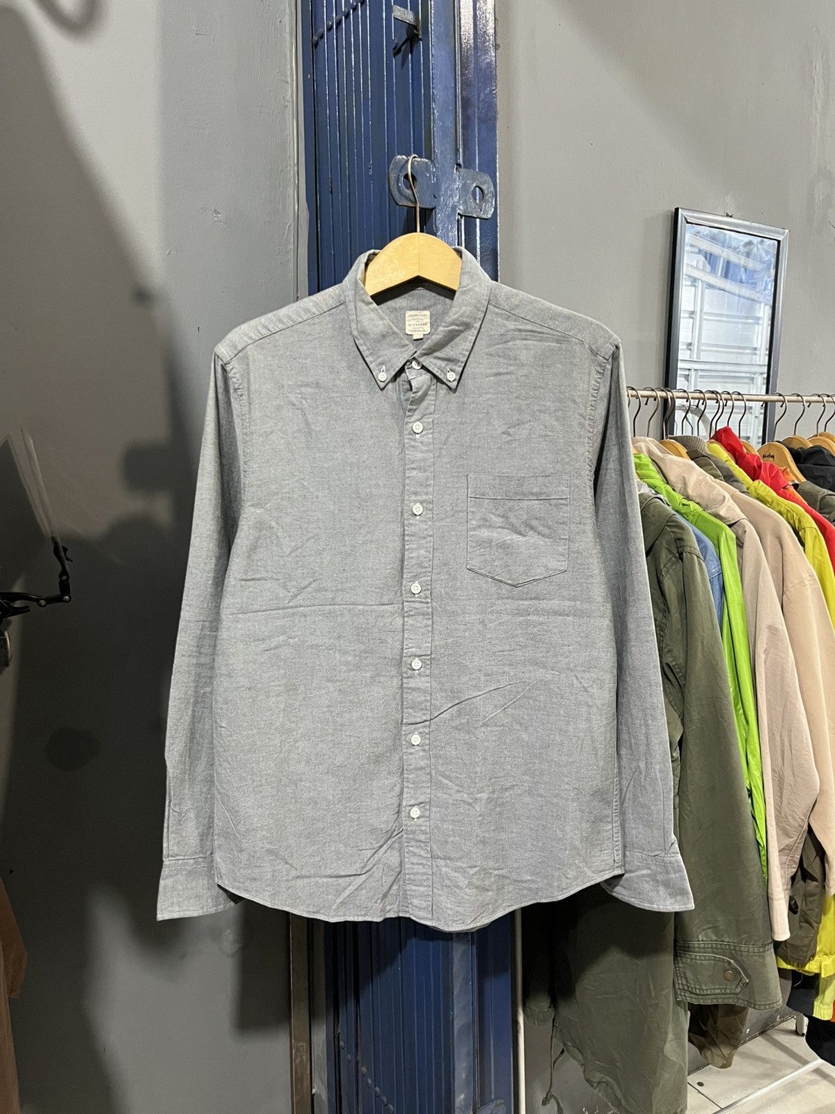 Giordano Giordano chambray button ups shirt long sleeve Size US L / EU 52-54 / 3 - 1 Thumbnail