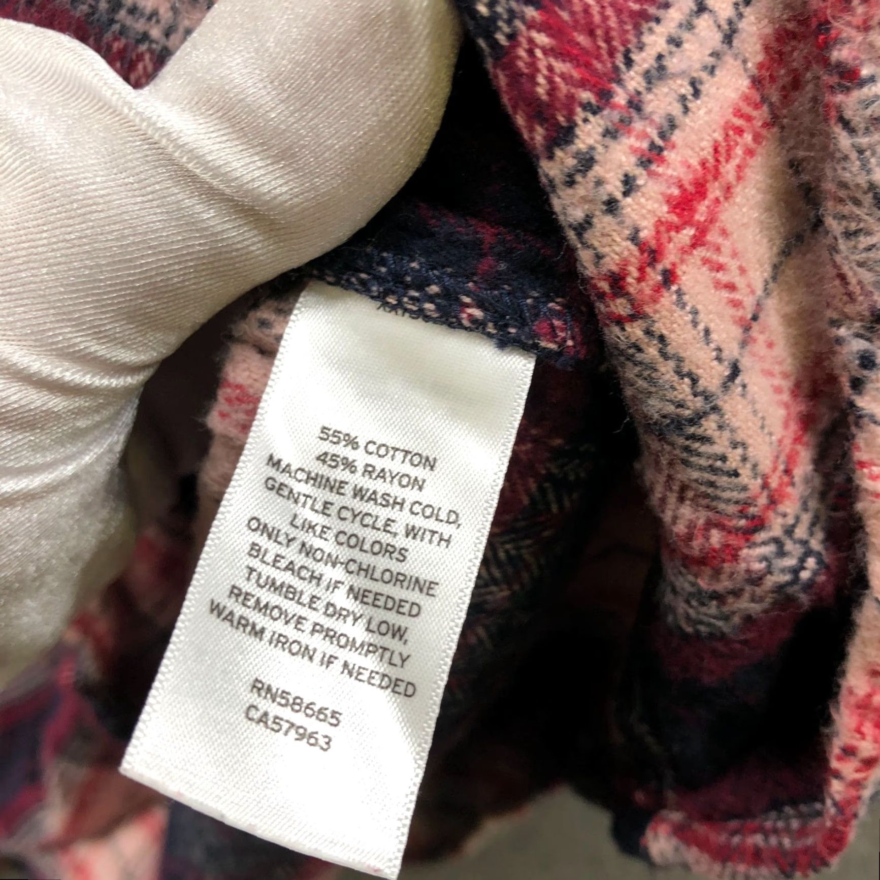 Vintage BP Oversized Flannel Shirt Womens L Lightweight Pink Plaid Casual Button-Up Size L / US 10 / IT 46 - 6 Thumbnail