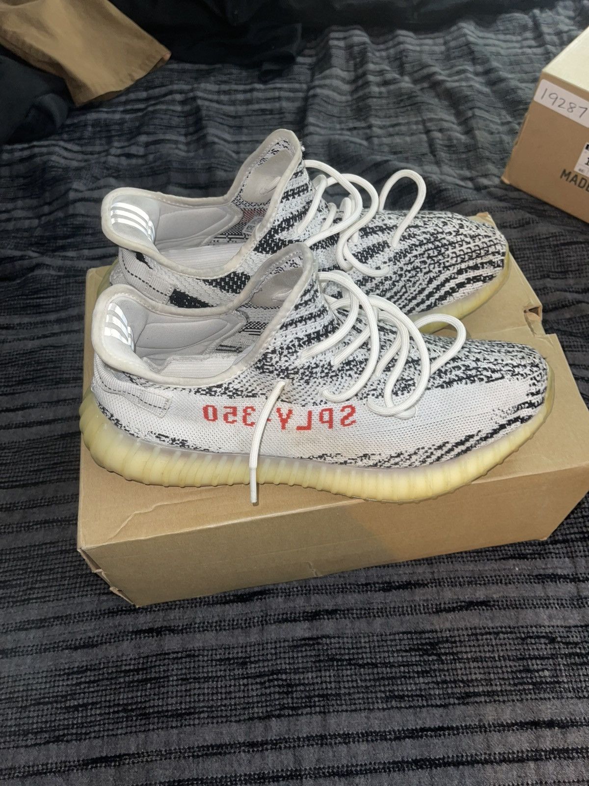 Yeezy Adidas Yeezy Zeebra V2 Size US 11.5 / EU 44-45 - 4 Thumbnail