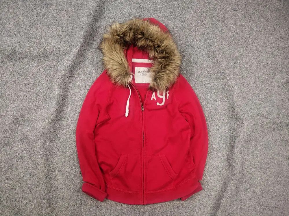 Abercrombie & Fitch Abercrombie Vintage Y2K crazy fur zip Hoodie if six was nine Size US M / EU 48-50 / 2 - 1 Thumbnail