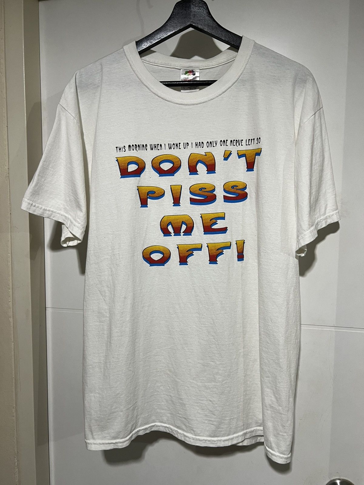 Vintage Vintage Don't Piss Me Off! T-Shirt Size US L / EU 52-54 / 3 - 2 Thumbnail
