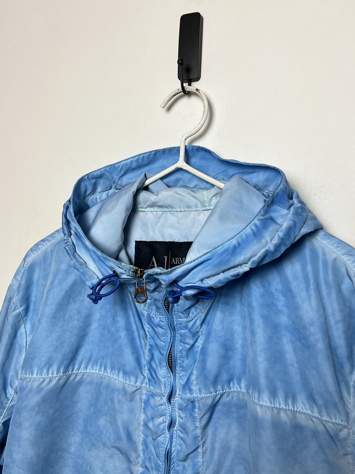 Giorgio Armani armani y2k dyed nylon jacket windrunner Size US L / EU 52-54 / 3 - 9 Thumbnail