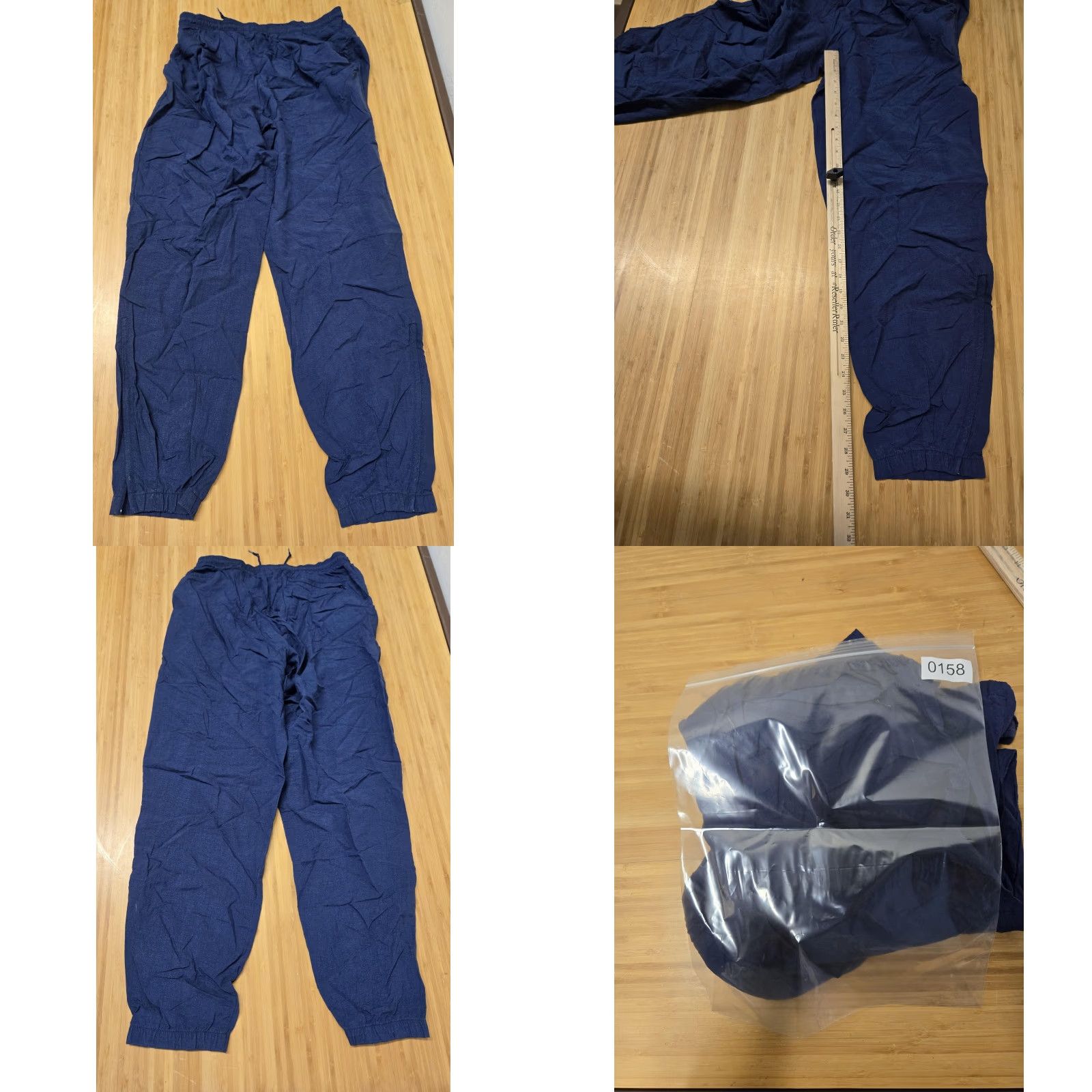 Nike VINTAGE Nike Pants Mens M Blue Track Wind Jogger Warm Up Athletic 90s Nike Mens M Blue Track Pants Activewear 90s Size US 31 - 8 Thumbnail