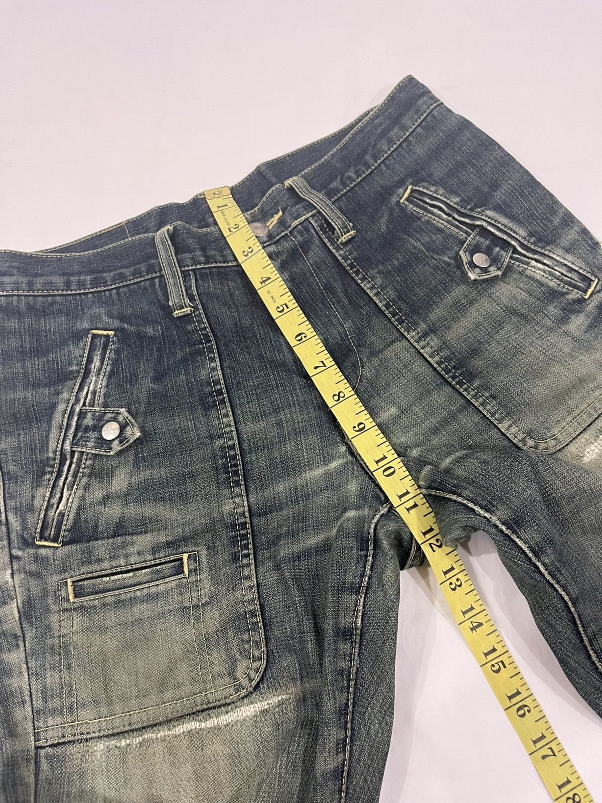 Burberry × Japanese Brand × Vintage Burberry Blue Label Distress Bush/klaus Jeans Size S Size US 31 - 14 Thumbnail
