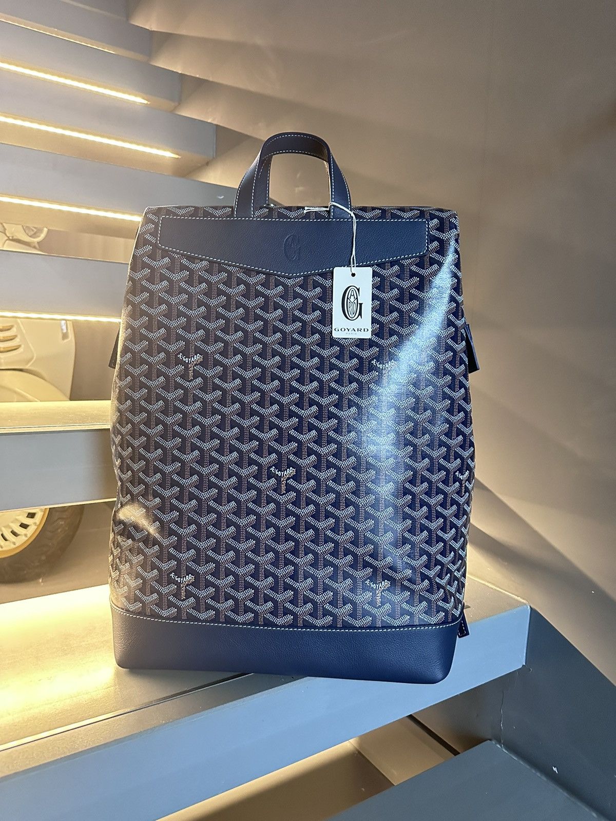 image of Goyard Cisalpin in Navy, Men's