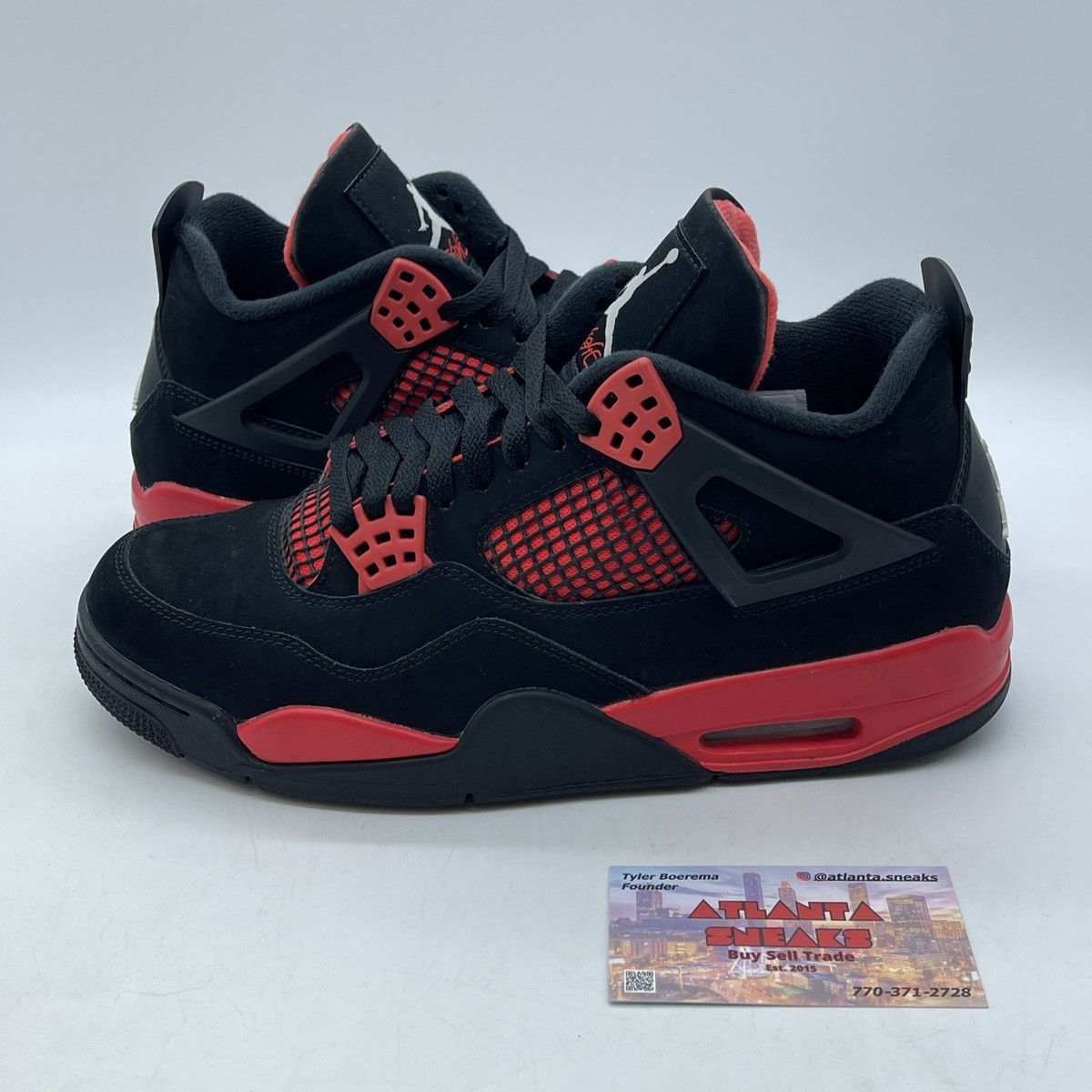 Jordan Brand Air Jordan 4 red thunder Size US 8.5 / EU 41-42 - 1 Thumbnail
