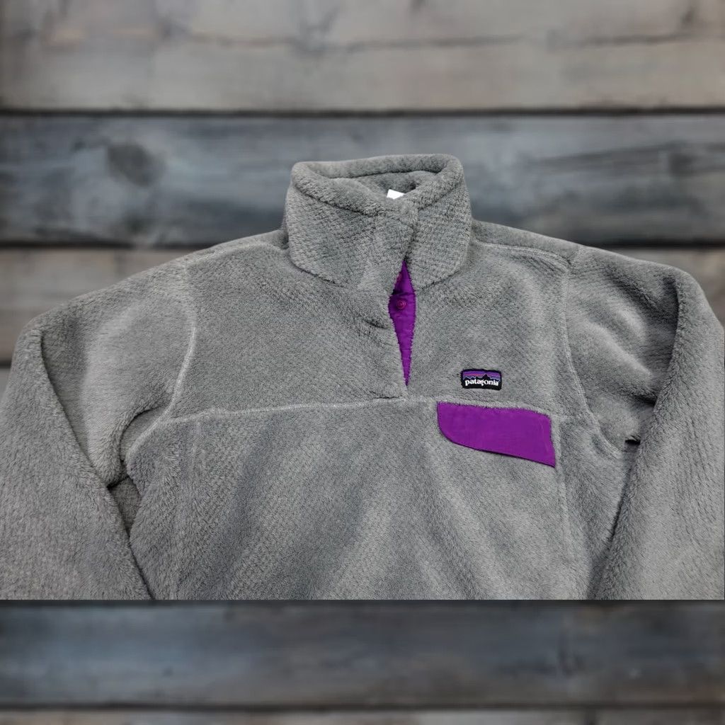 Patagonia Patagonia Fleece Sweater Women S Gray Dolman Sleeve pullover outdoor All Seasons 90s/Outdoor style Size S / US 4 / IT 40 - 1 Thumbnail