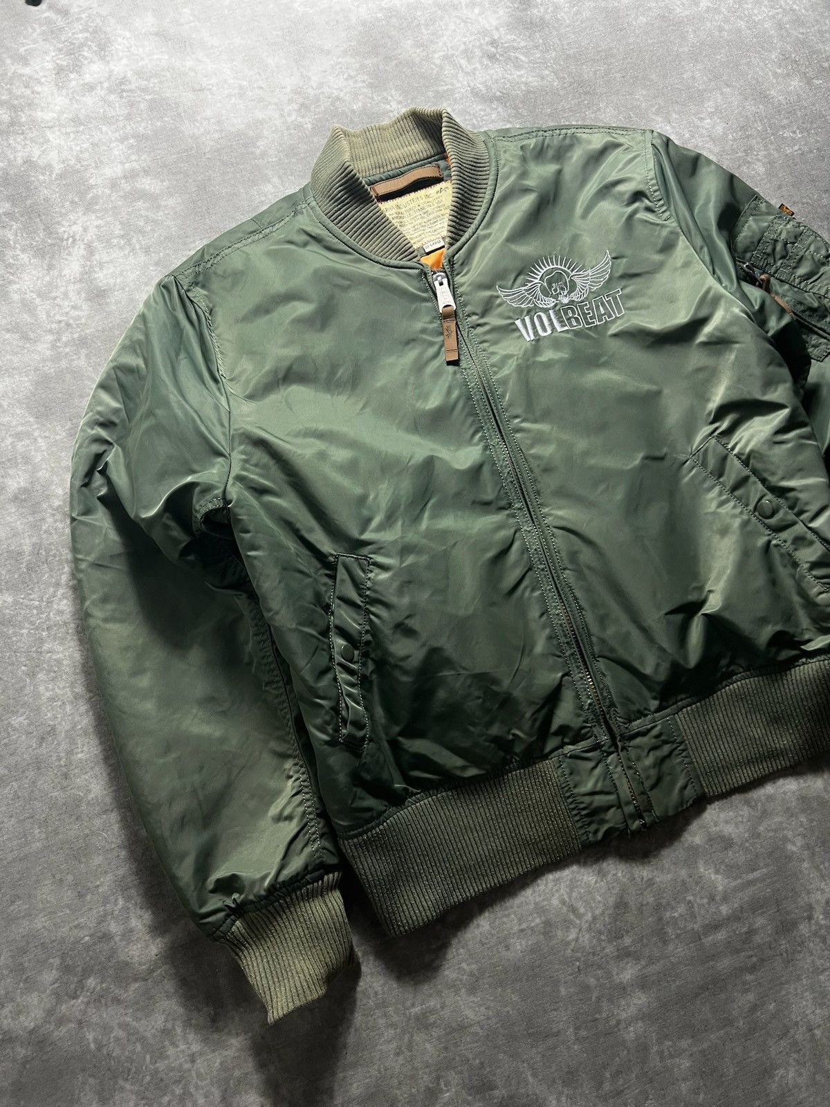 Alpha Industries x Volbeat ma1 Bomber Jacket–Limited Edition