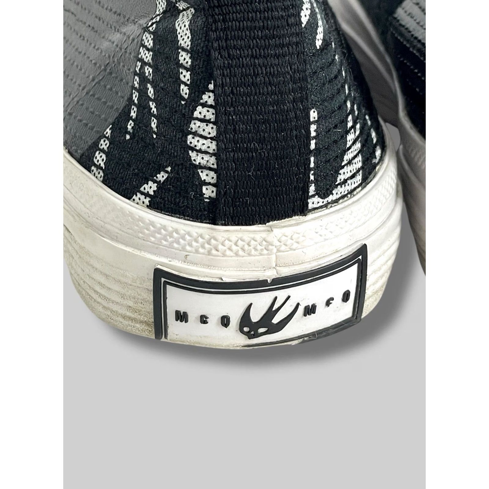 Alexander McQueen Alexander McQueen Mcq Swallow High-top Sneakers Shirt Men White EU37 US6.5 UK4 Logo Cotton Upper Sneaker Casual Vintage: No Mens Size US 5 / EU 37 - 5 Thumbnail