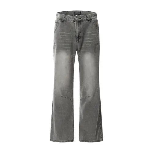 Japanese Brand × Jean American retro high street gradient washed straight jeans Size US 34 / EU 50 - 1 Thumbnail