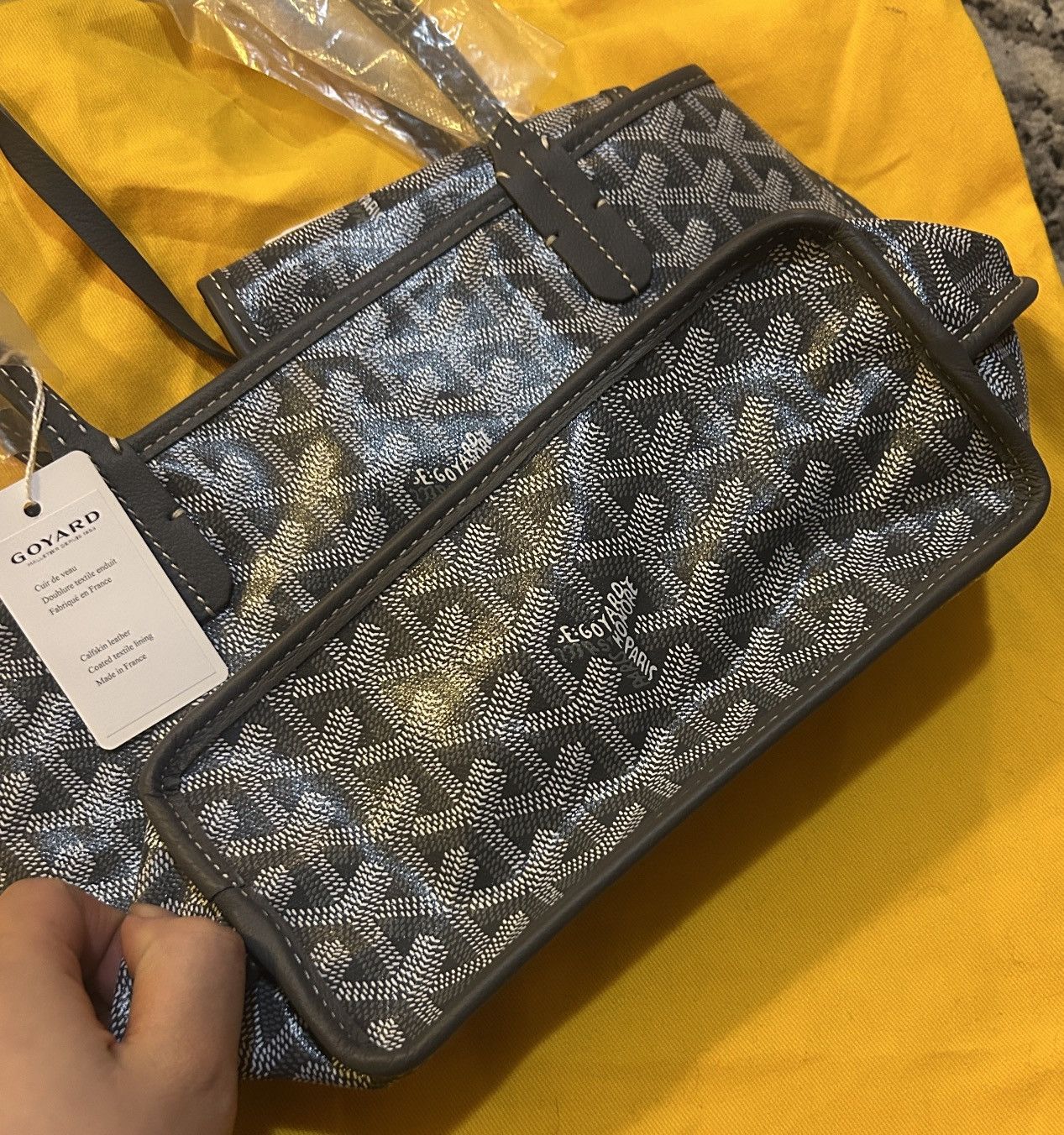 Goyard Goyard Sac Anjou Mini Double Side Tote Gray Multi Size ONE SIZE - 7 Thumbnail