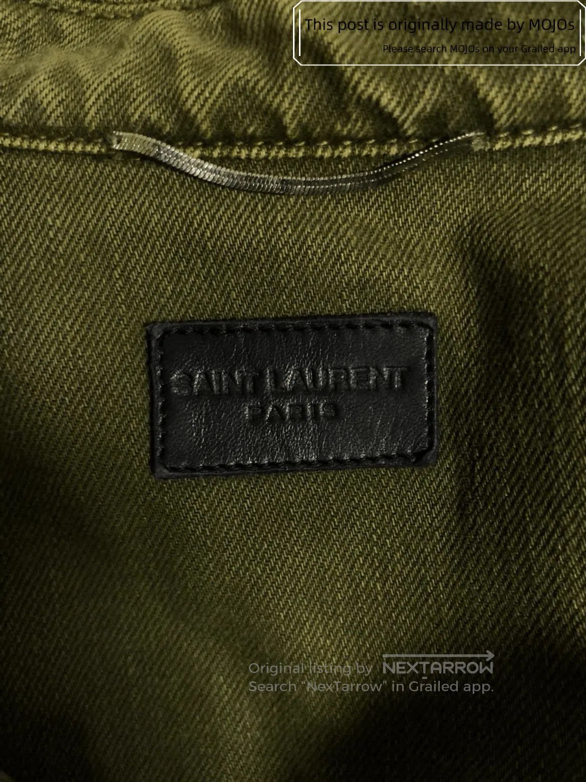 Saint Laurent Paris Saint Laurent Paris Logo Patch Military Jacket. Size US S / EU 44-46 / 1 - 5 Thumbnail