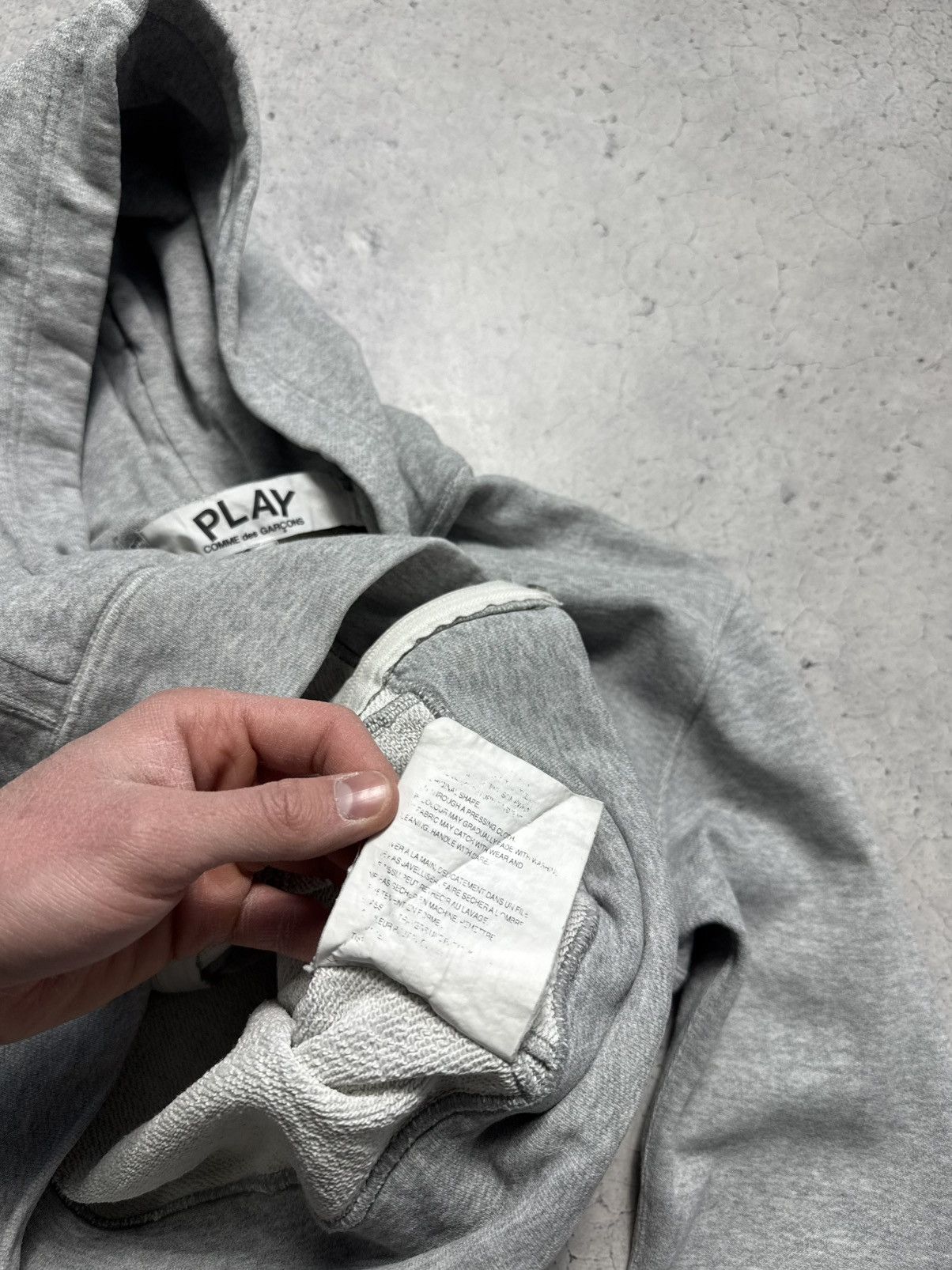 Comme des Garcons PLAY Play Comme des Garcons Love Full Zip Hoodie Size S Size US S / EU 44-46 / 1 - 10 Thumbnail