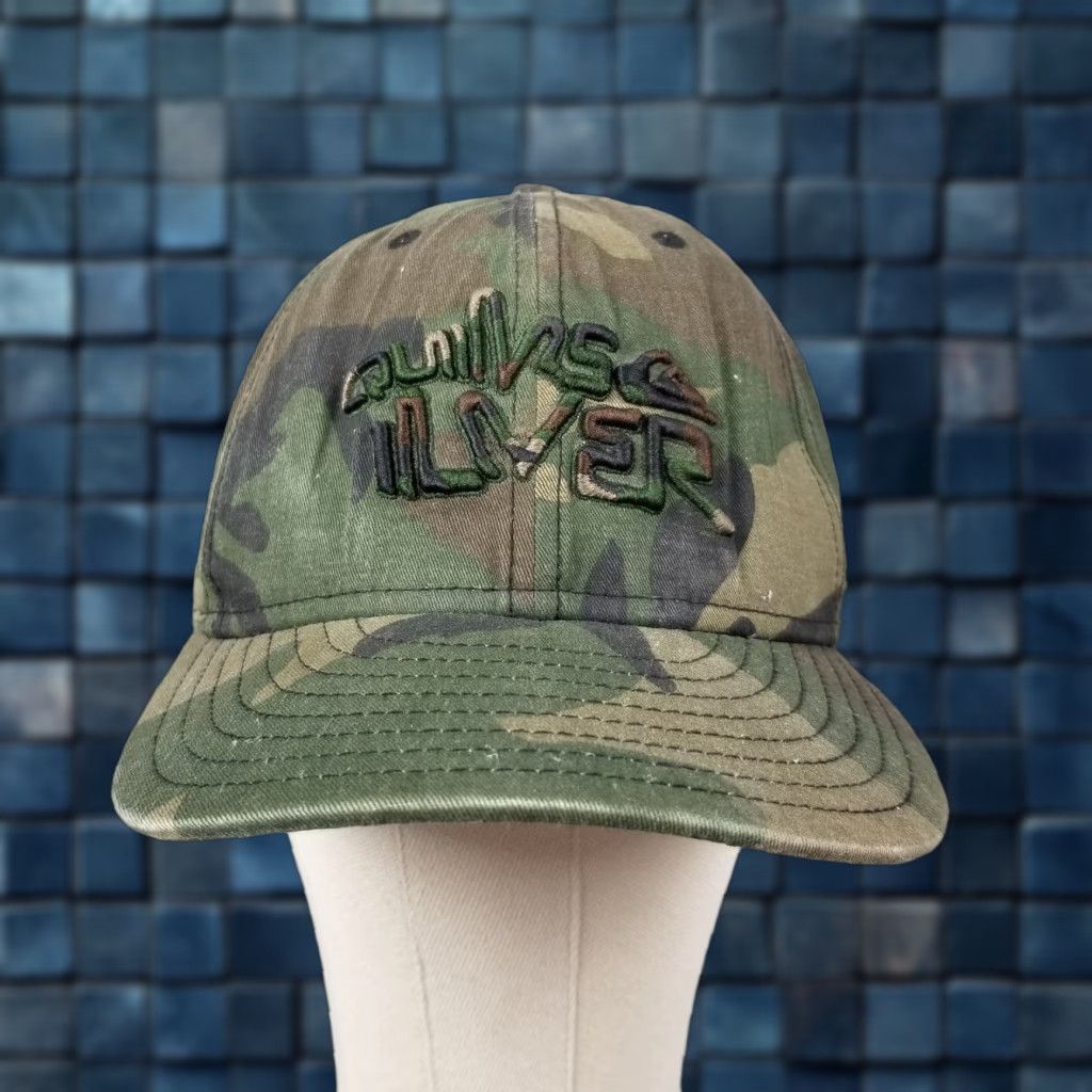 Quiksilver Quiksilver Cap Trucker Hat Men 7 3/8 Baseball Cap Thick Embroider Camo Size ONE SIZE - 1 Thumbnail