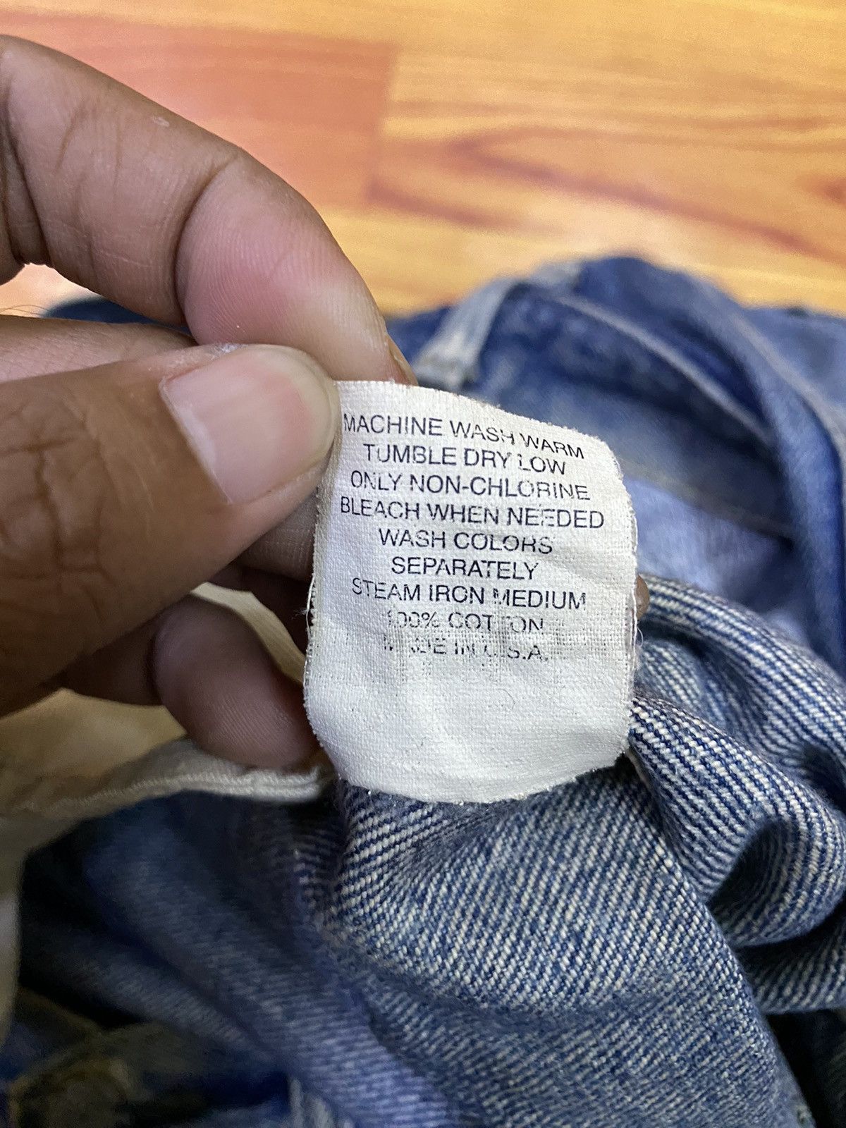 Ralph Lauren Vintage Ralph Lauren RRL Denim Pant Size US 29 - 14 Thumbnail