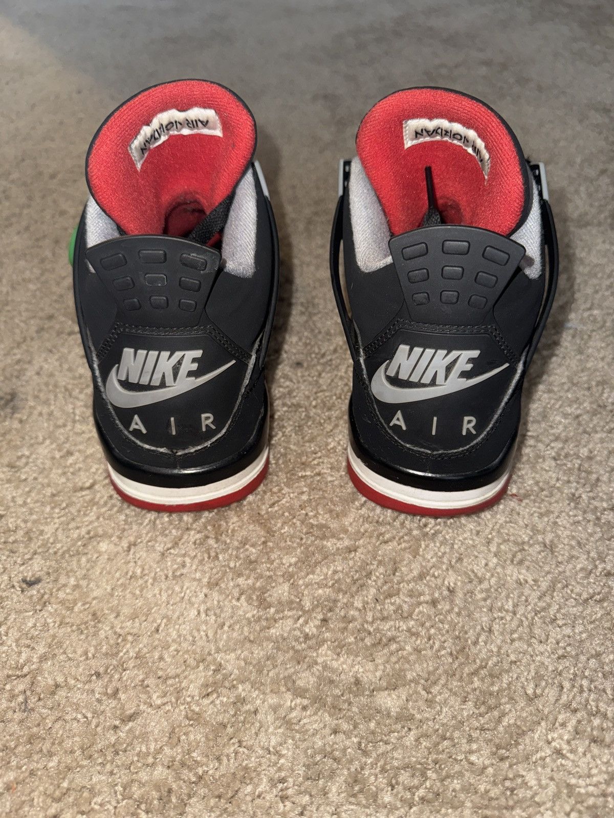 Jordan Brand × Nike Jordan 4 Bred 2019 - Size 8 M Size US 8 / EU 41 - 5 Thumbnail