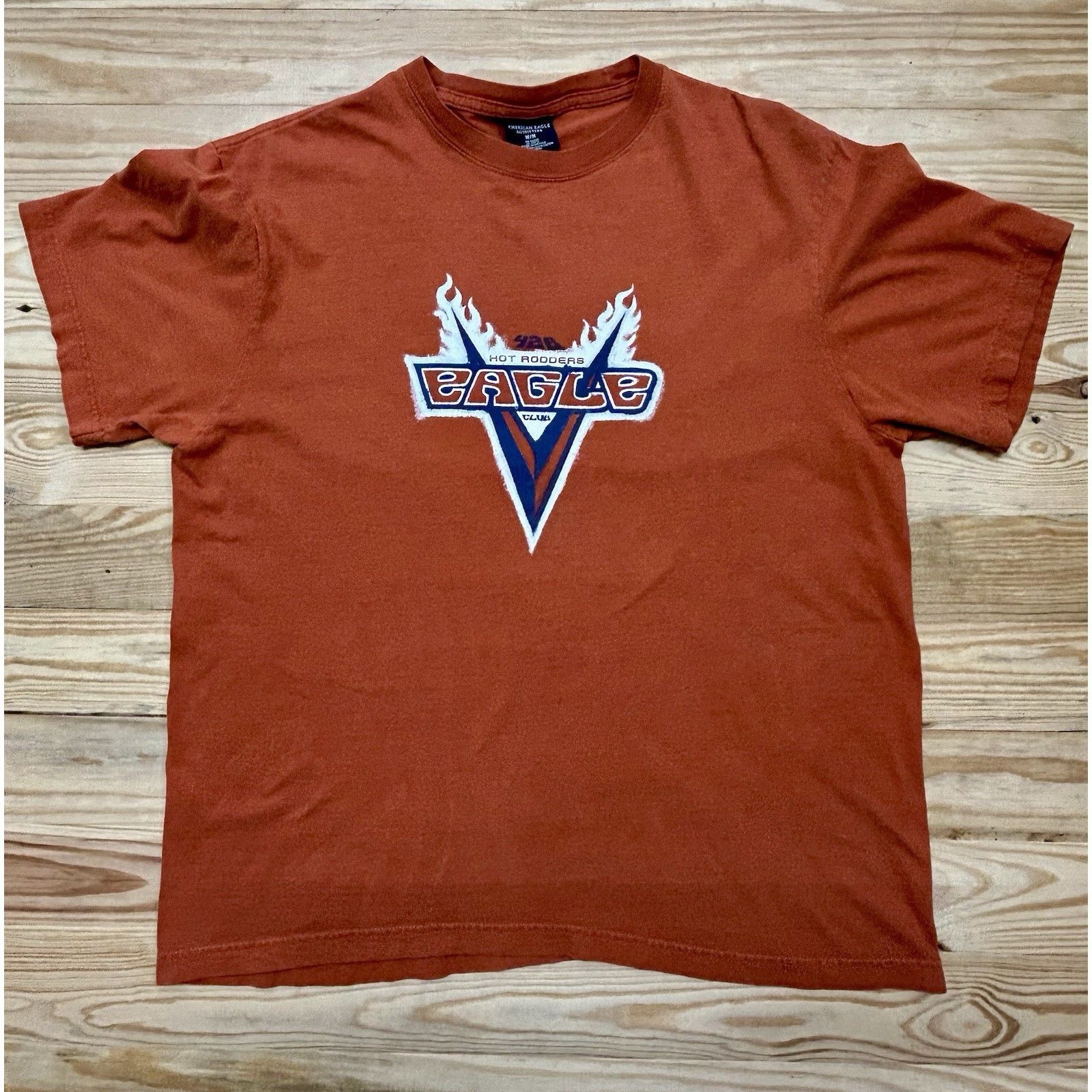 American Eagle Outfitters Vintage American Eagle Graphic T-Shirt Men Orange Size M Size US M / EU 48-50 / 2 - 6 Thumbnail