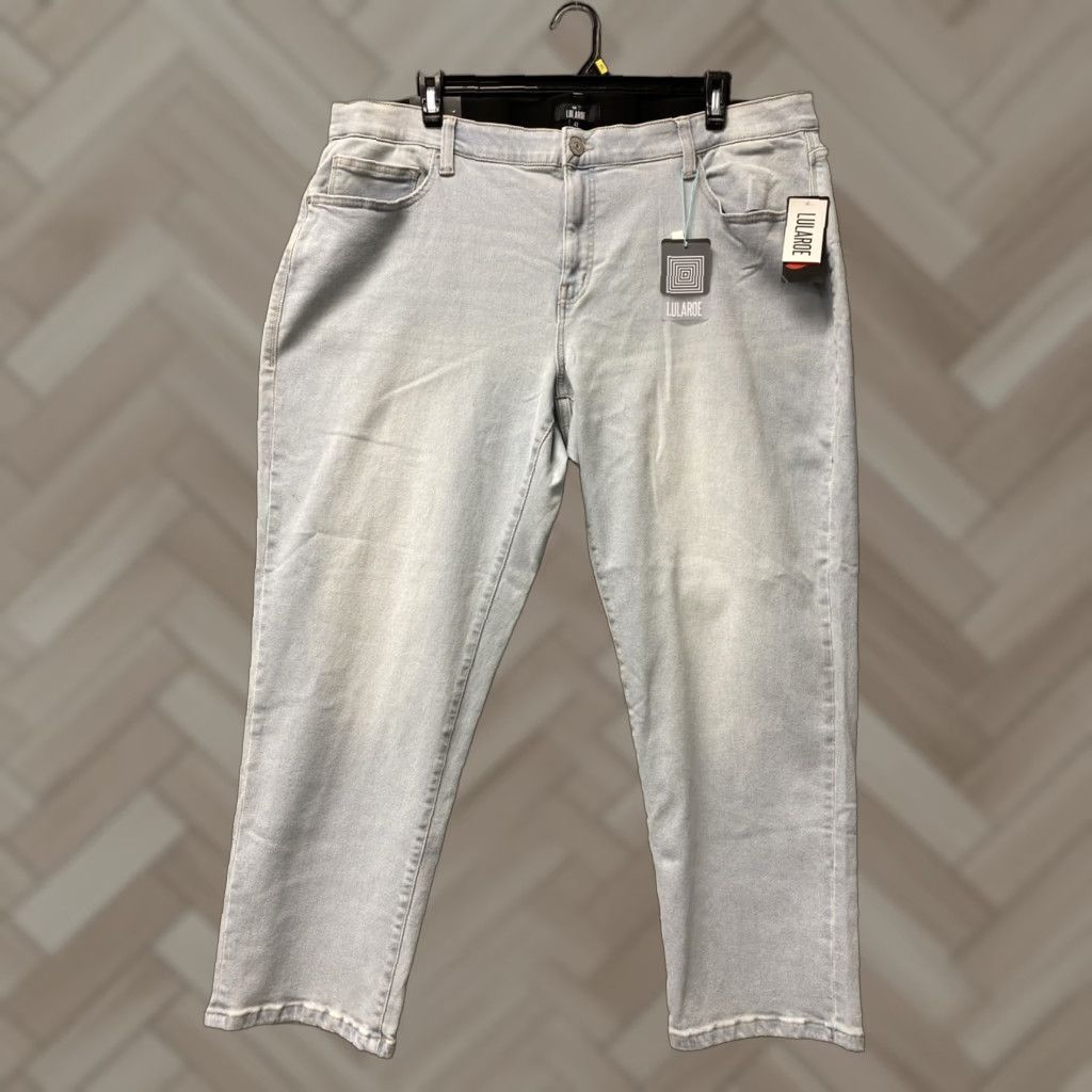 Vintage LuLaRoe Denim Jeans Skinny Ankle Women 42 Size 32 Light Blue NWT /0004 NWT Size 32" / US 10 / IT 46 - 1 Thumbnail