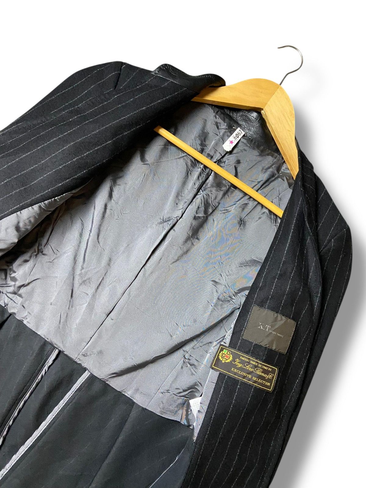 Designer × Japanese Brand × Vintage K.T Kiyoko Takase Stripes Light Coat (125) Size US XXS / EU 40 - 2 Thumbnail