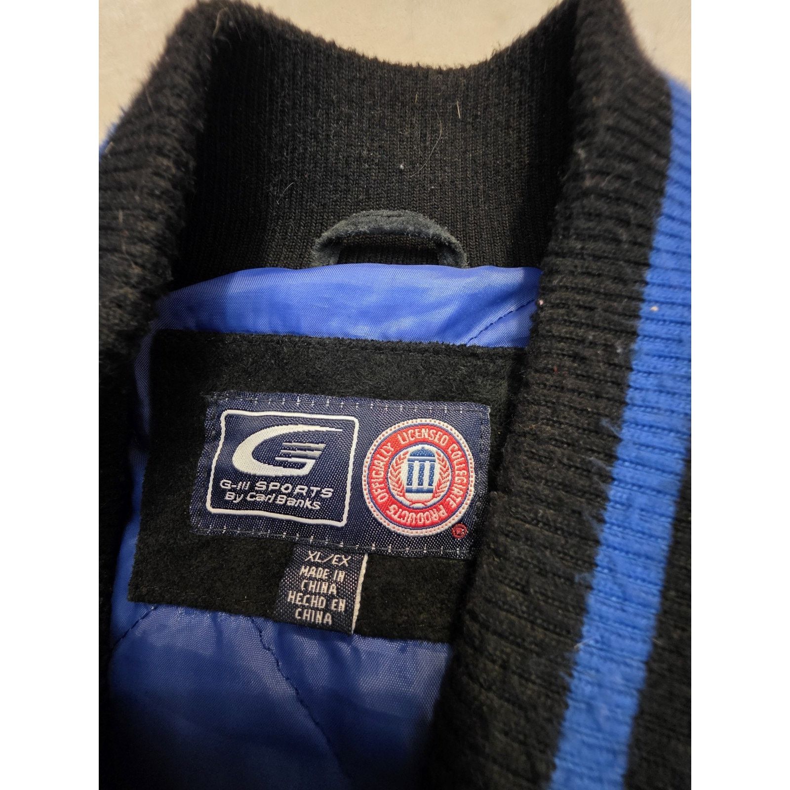 G-III Kansas Jayhawks G-III brand Men's Blk Suede Size Xl Varsity Size US XL / EU 56 / 4 - 7 Thumbnail