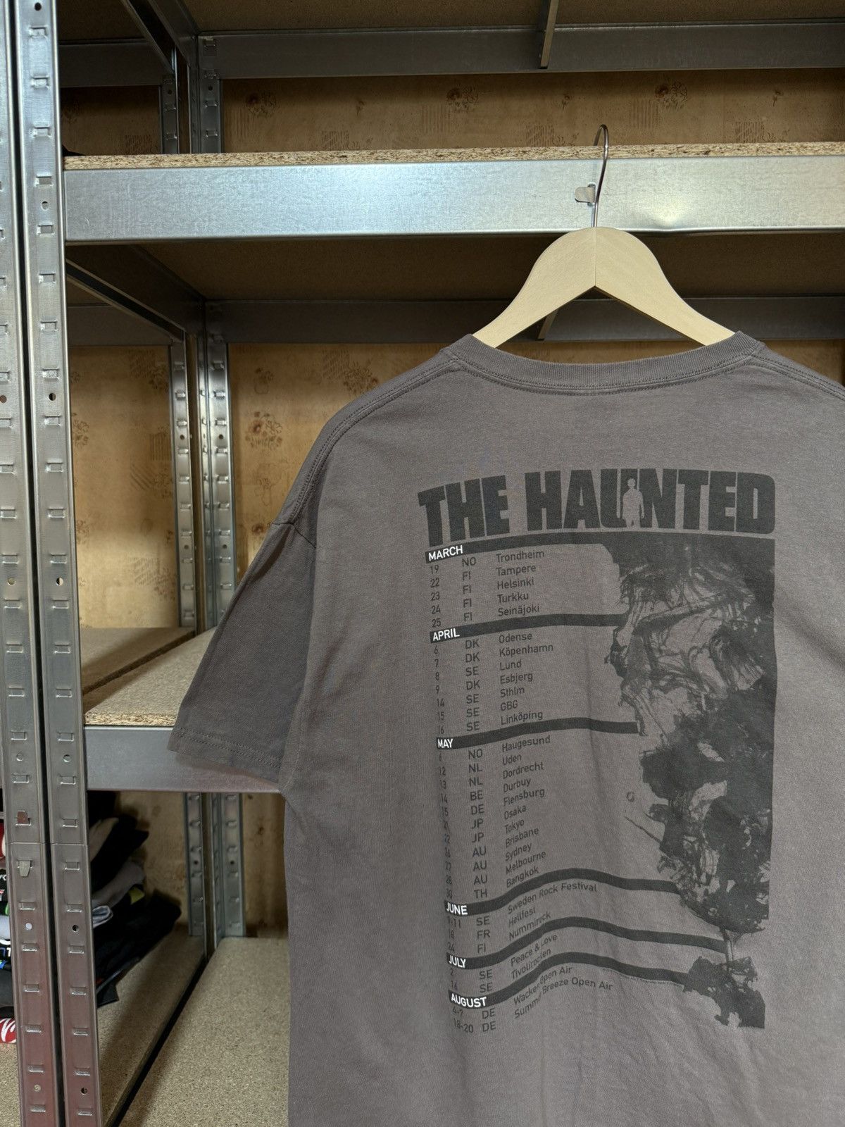Band Tees × Vintage Vintage 2011 The Haunted Unseen Tour Rock Band T-Shirt Size US L / EU 52-54 / 3 - 4 Thumbnail