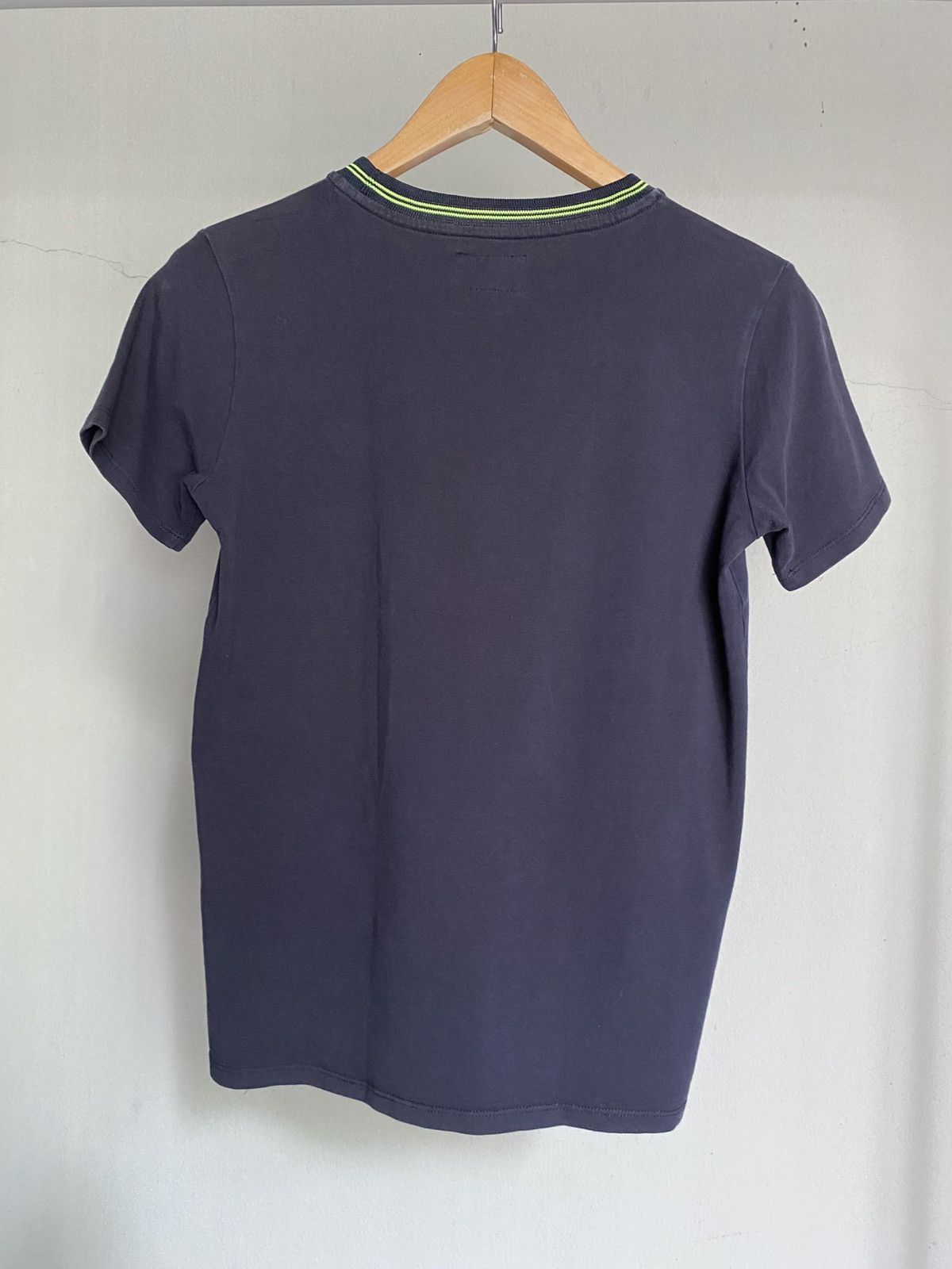 Emporio Armani Emporio Armani White T-Shirt with Green Trim Size US S / EU 44-46 / 1 - 2 Thumbnail